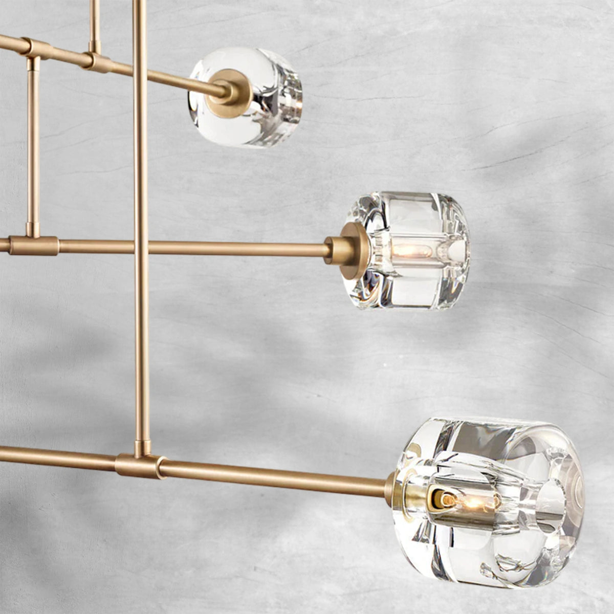 Delume Mobile Round Chandelier 48" 62"