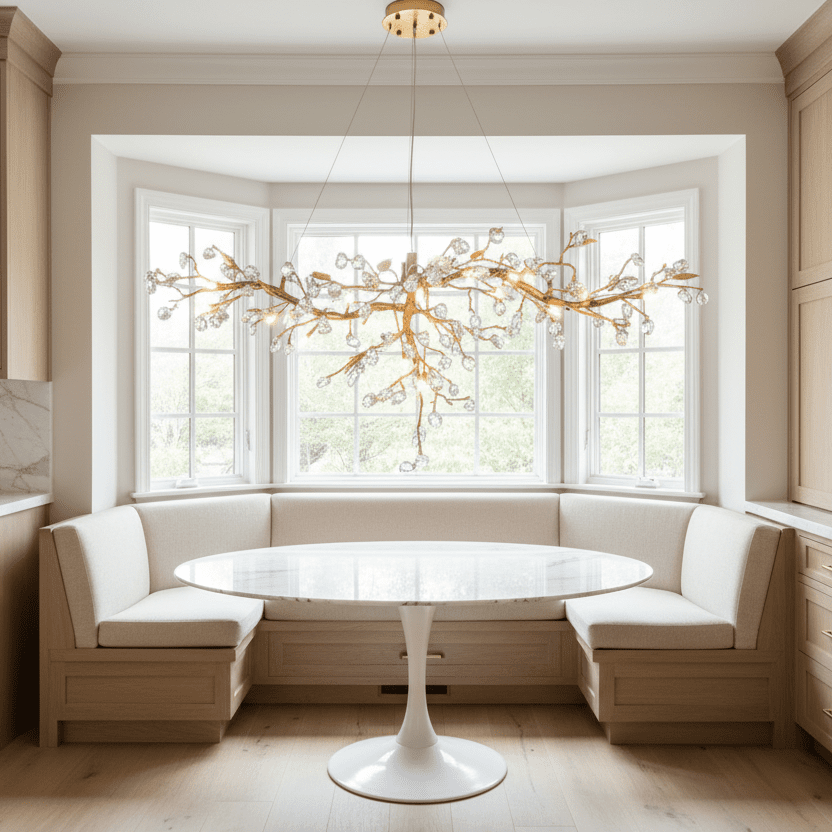 Cherry Blossom Branch Tree Chandelier