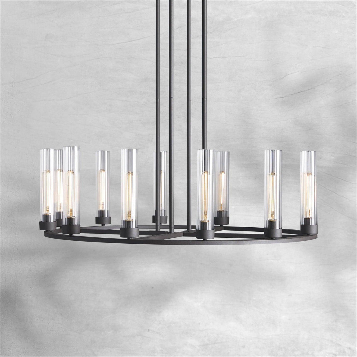 Andreas Round Chandelier 10/12 Light