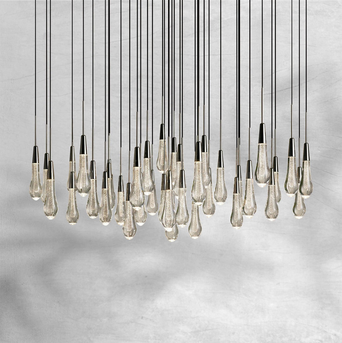 Soltaire Round Chandelier 17" 24" 36“ 48''58“