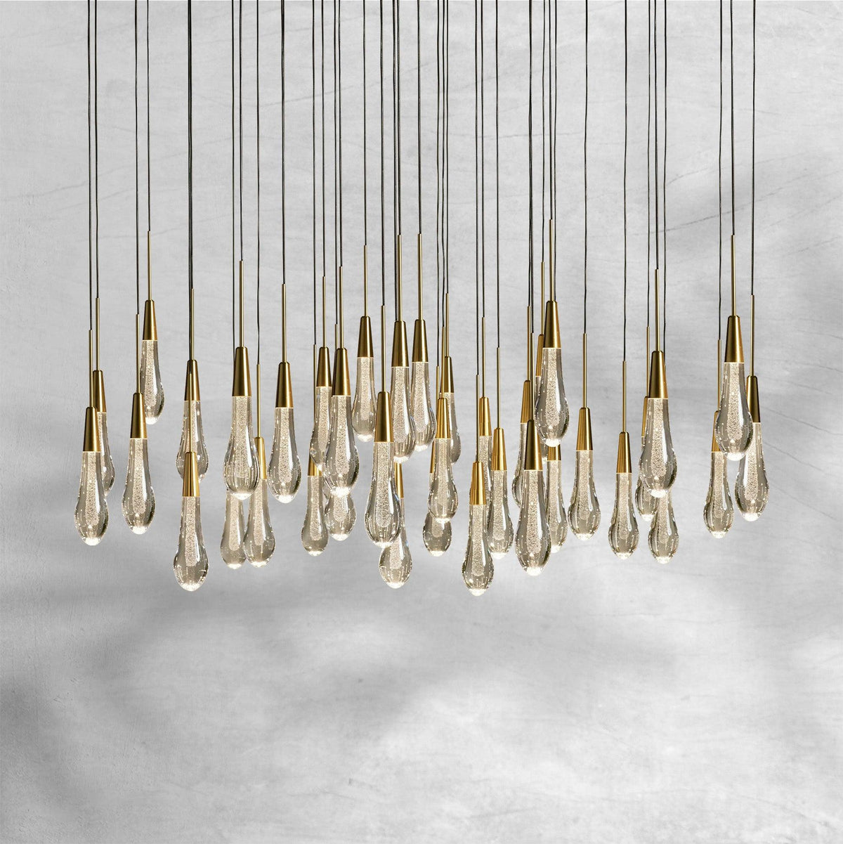 Soltaire Round Chandelier 17" 24" 36“ 48''58“
