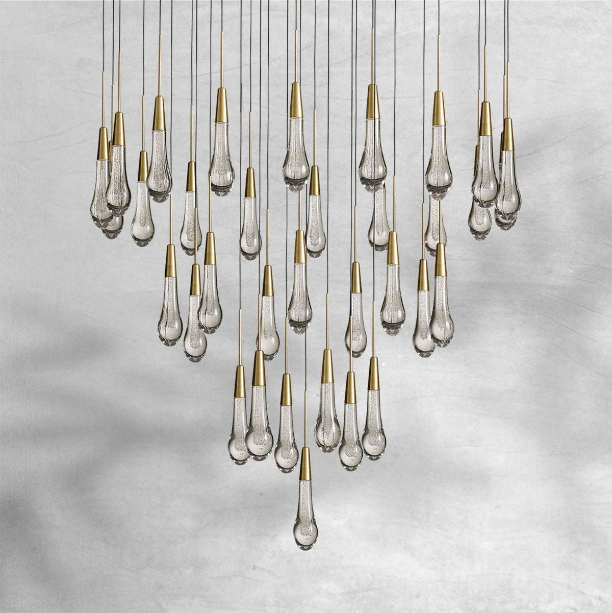 Soltaire Round Chandelier 17" 24" 36“ 48''58“