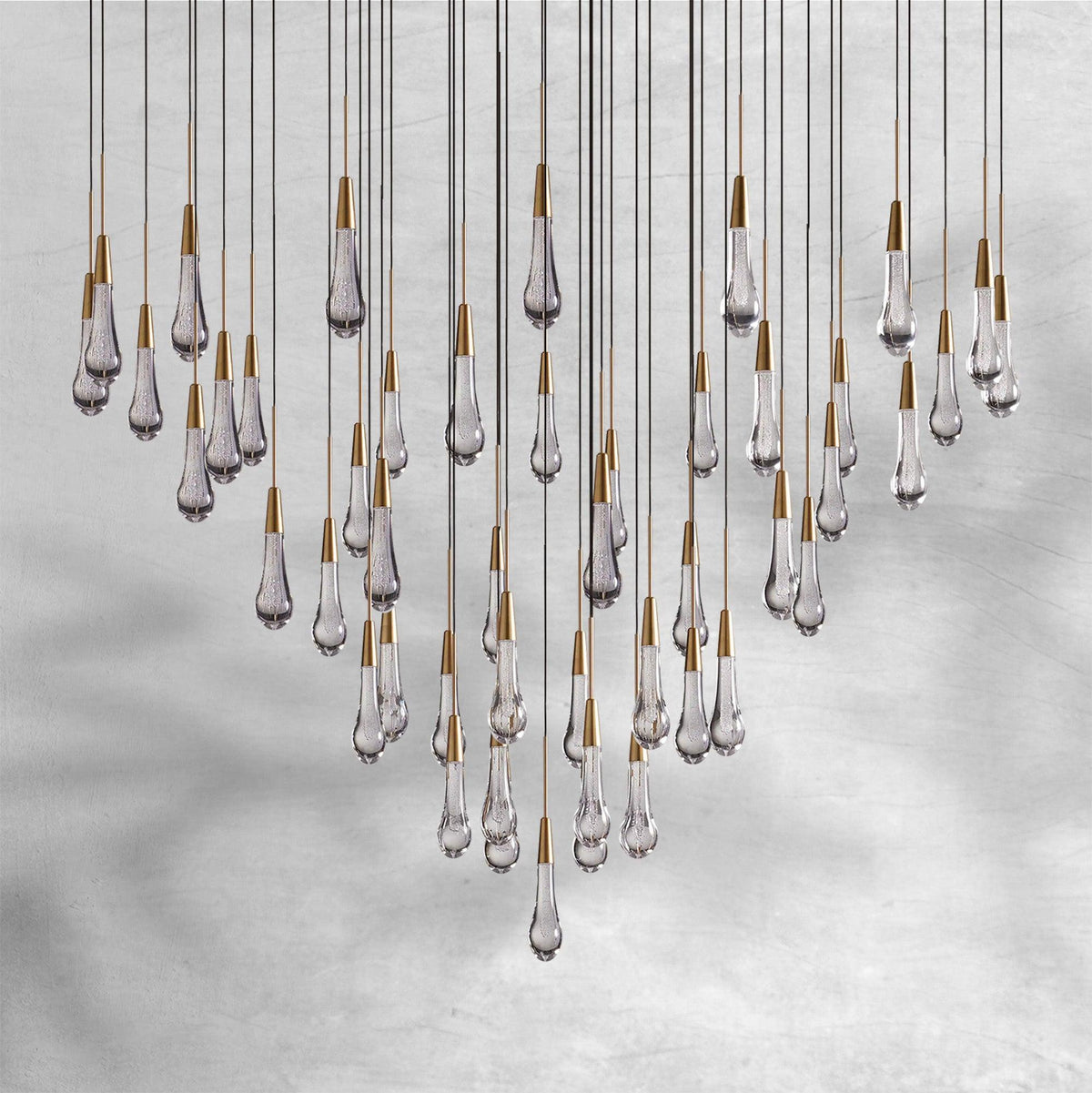 Soltaire Round Chandelier 17" 24" 36“ 48''58“