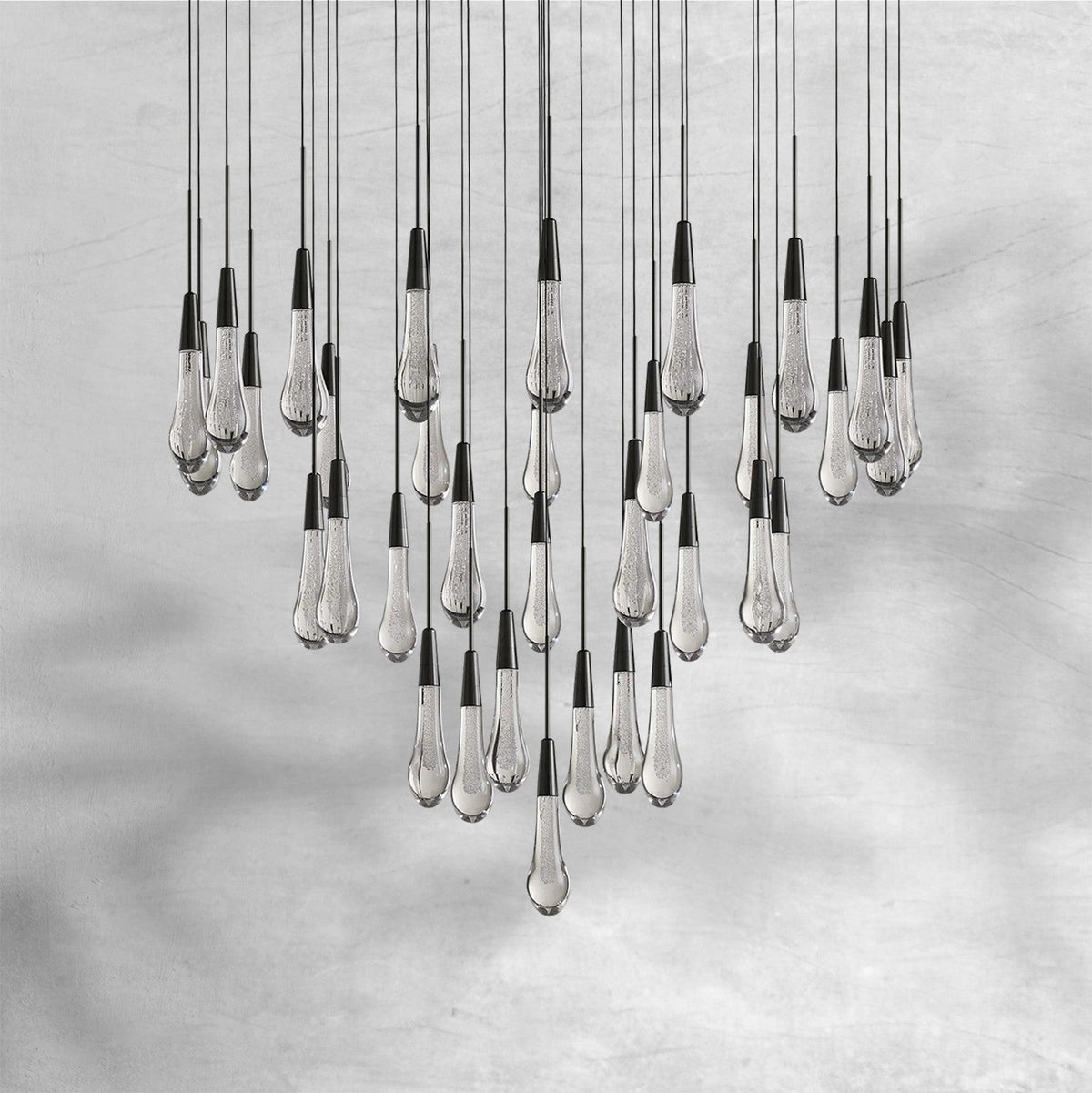 Soltaire Round Chandelier 17" 24" 36“ 48''58“
