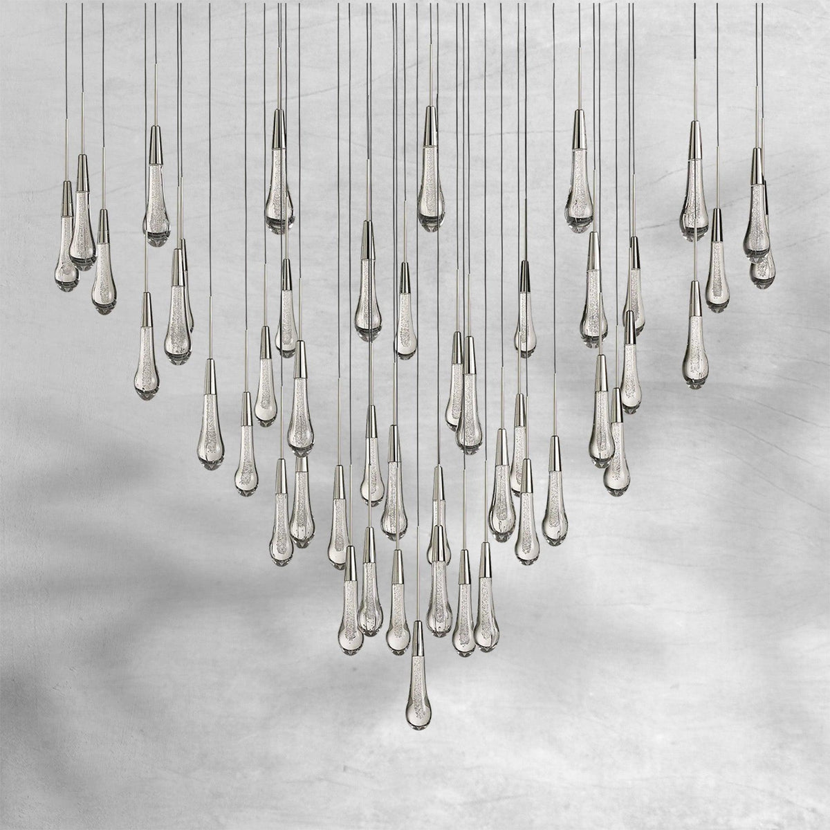 Soltaire Round Chandelier 17" 24" 36“ 48''58“