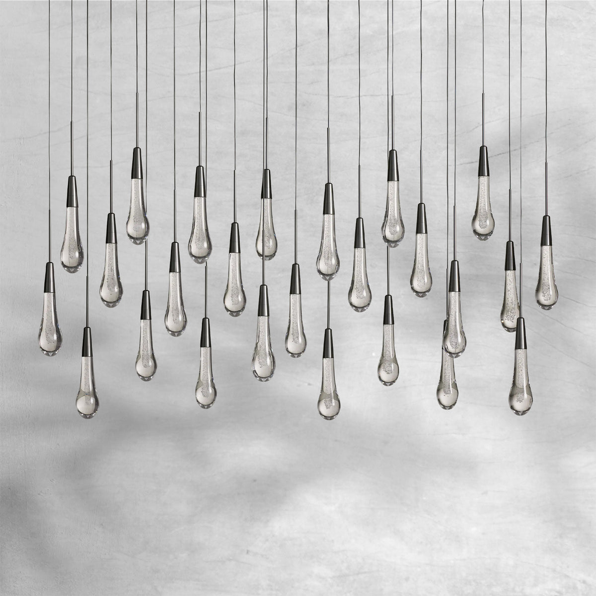 Soltaire Linear Chandelier 37"50"70"