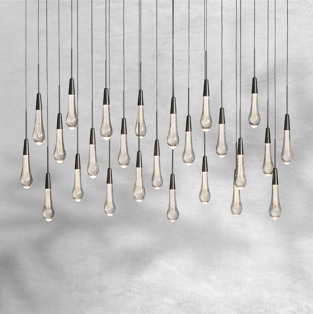 Soltaire Linear Chandelier 37"50"70"