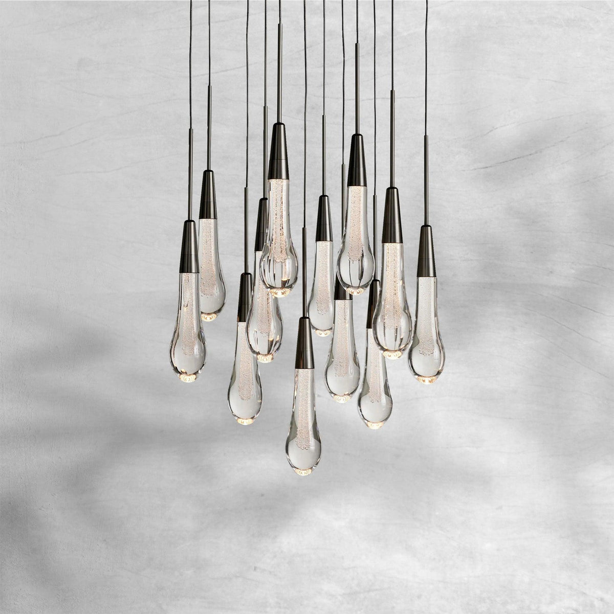 Soltaire Round Chandelier 17" 24" 36“ 48''58“
