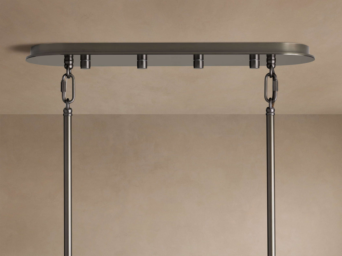 Delsie Oval Tiered Chandelier 63'' 72"W