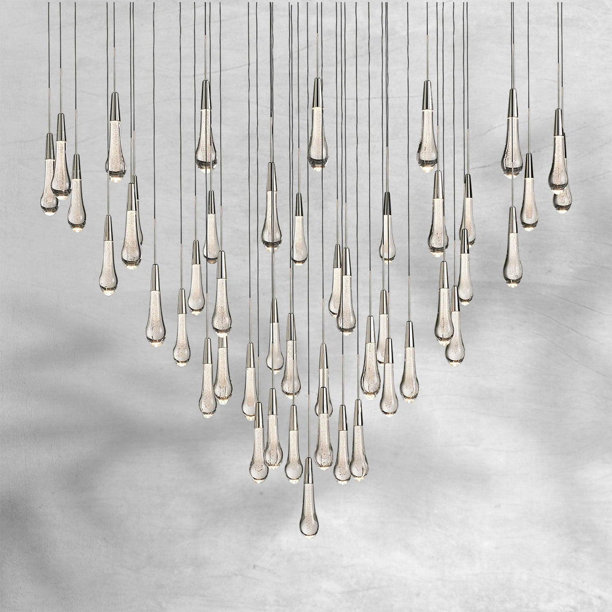 Soltaire Round Chandelier 17" 24" 36“ 48''58“