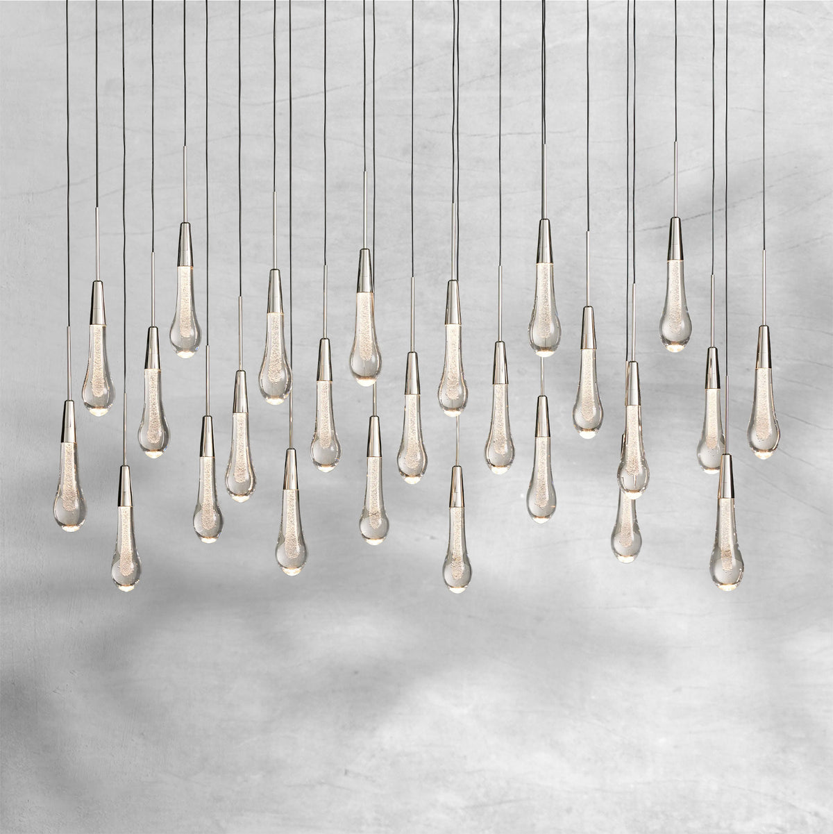 Soltaire Linear Chandelier 37"50"70"
