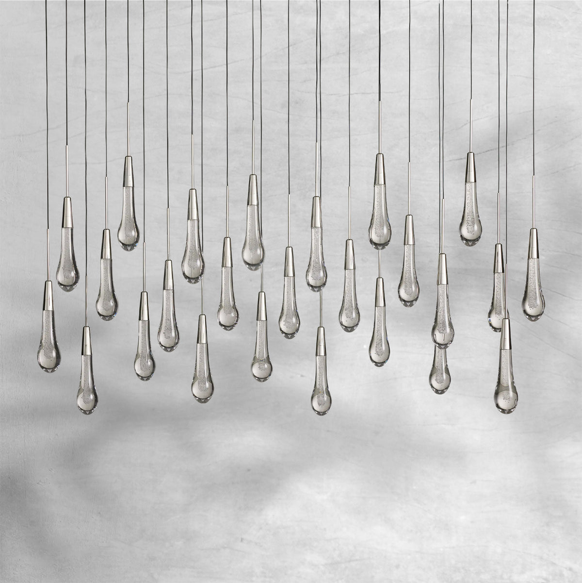 Soltaire Linear Chandelier 37"50"70"