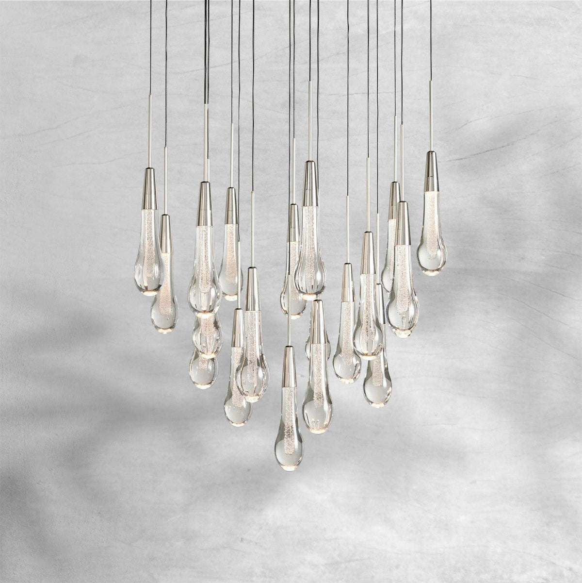 Soltaire Round Chandelier 17" 24" 36“ 48''58“