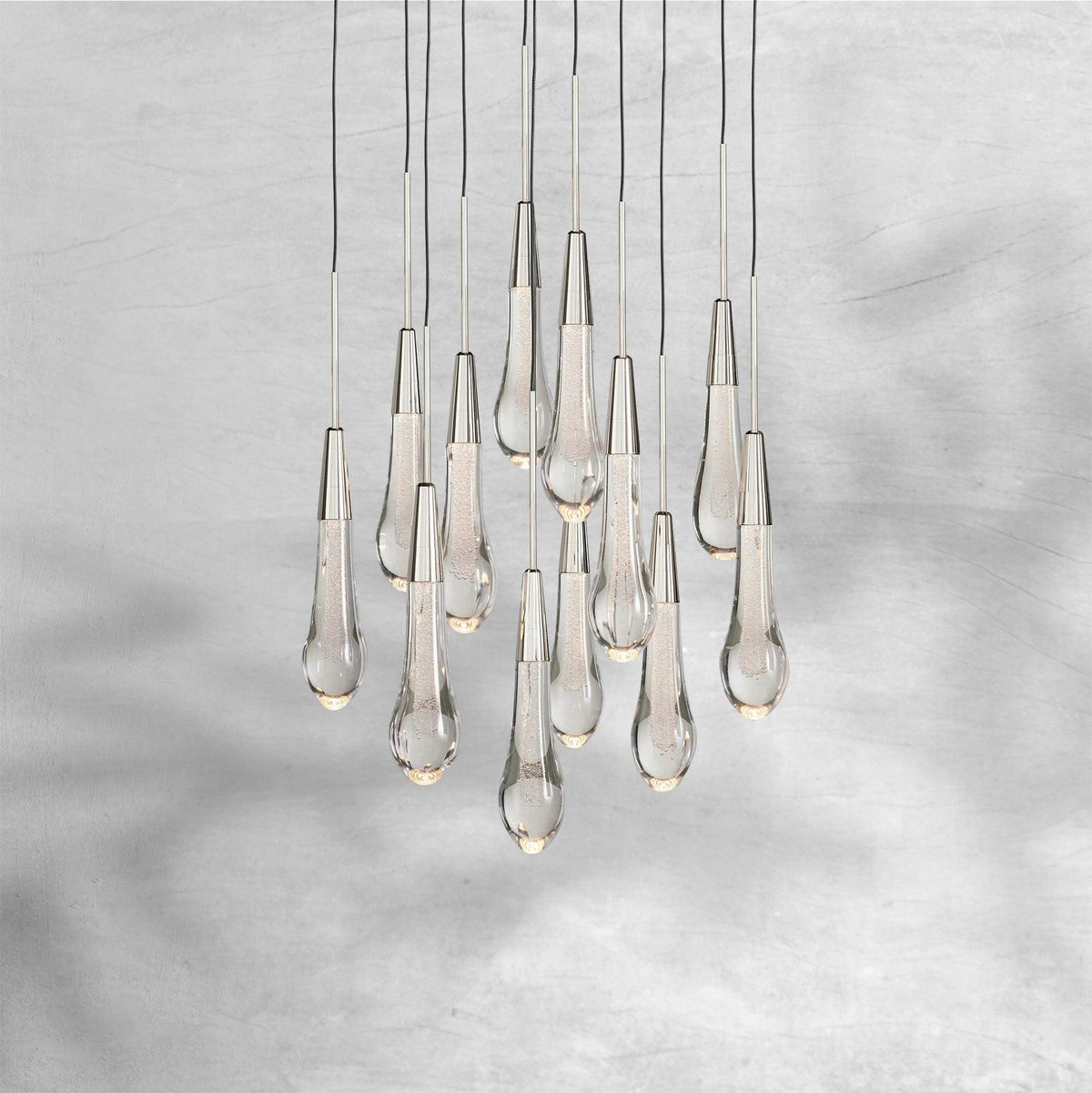 Soltaire Round Chandelier 17" 24" 36“ 48''58“