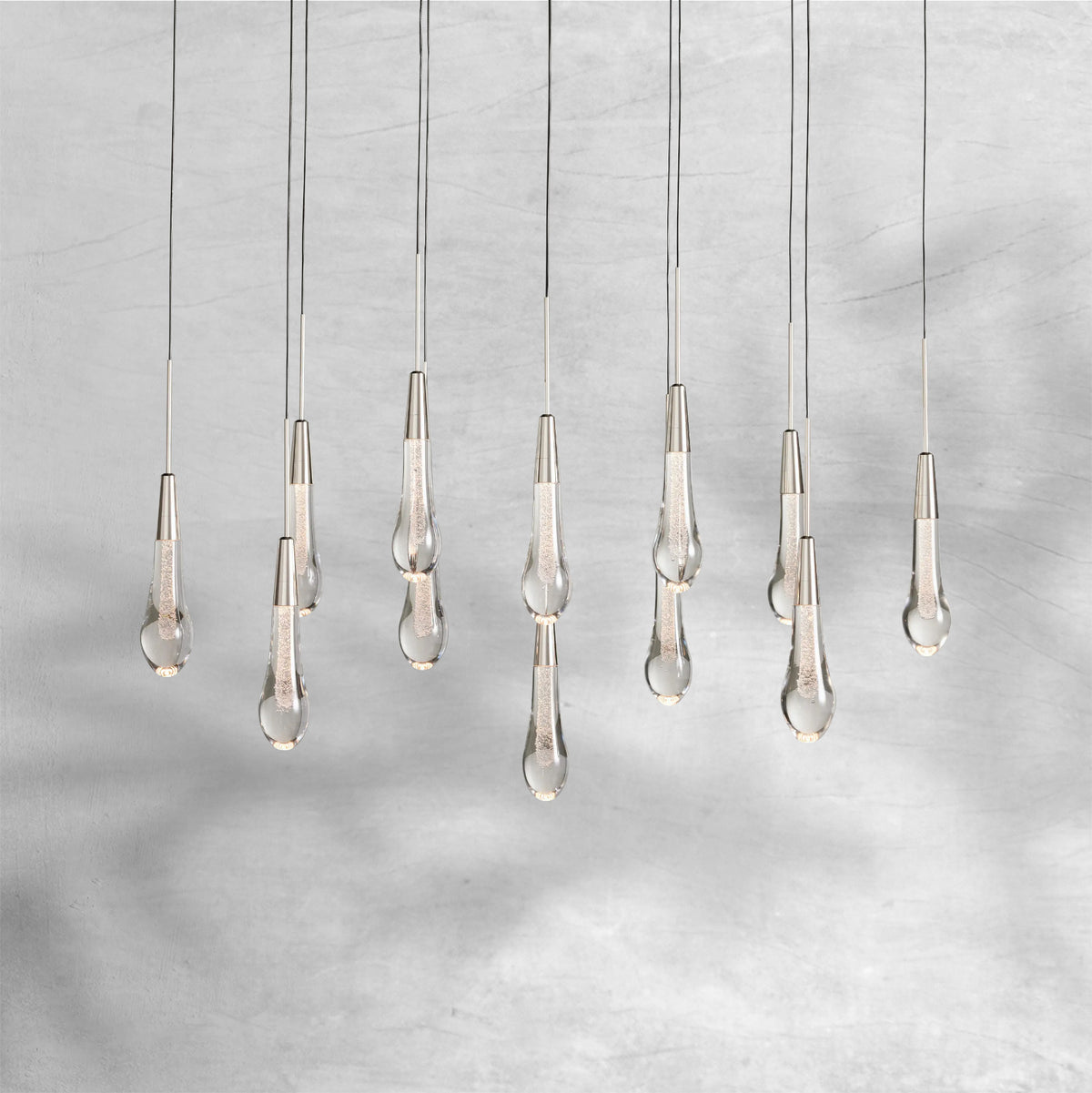 Soltaire Linear Chandelier 37"50"70"