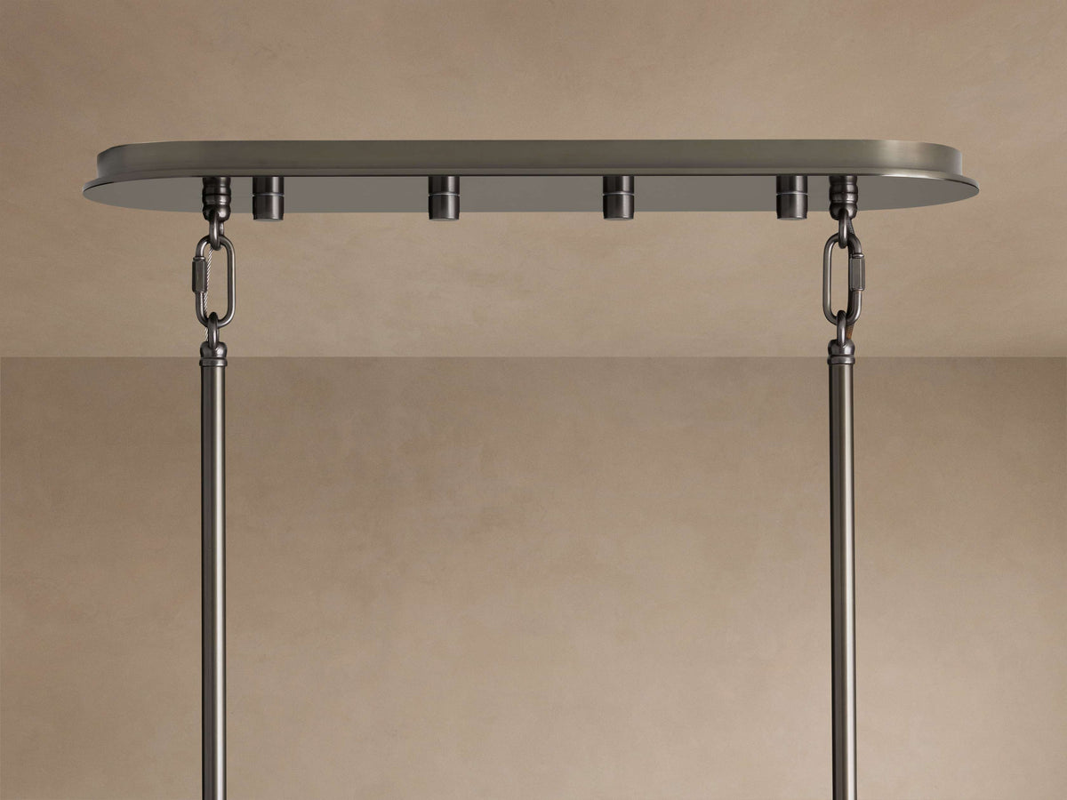 Delsie Oval Tiered Chandelier 63'' 72"W