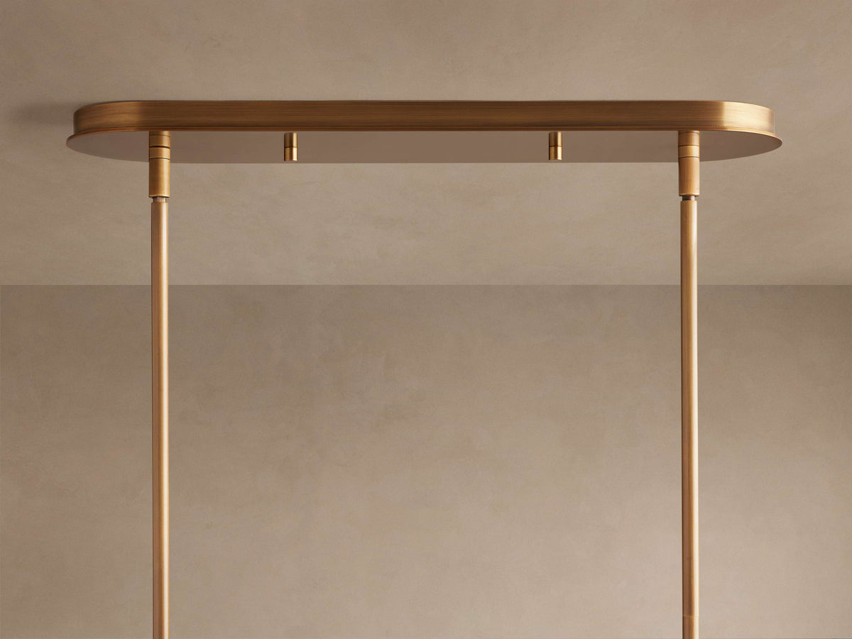 Daphne Metal Linear Chandelier 62''72''