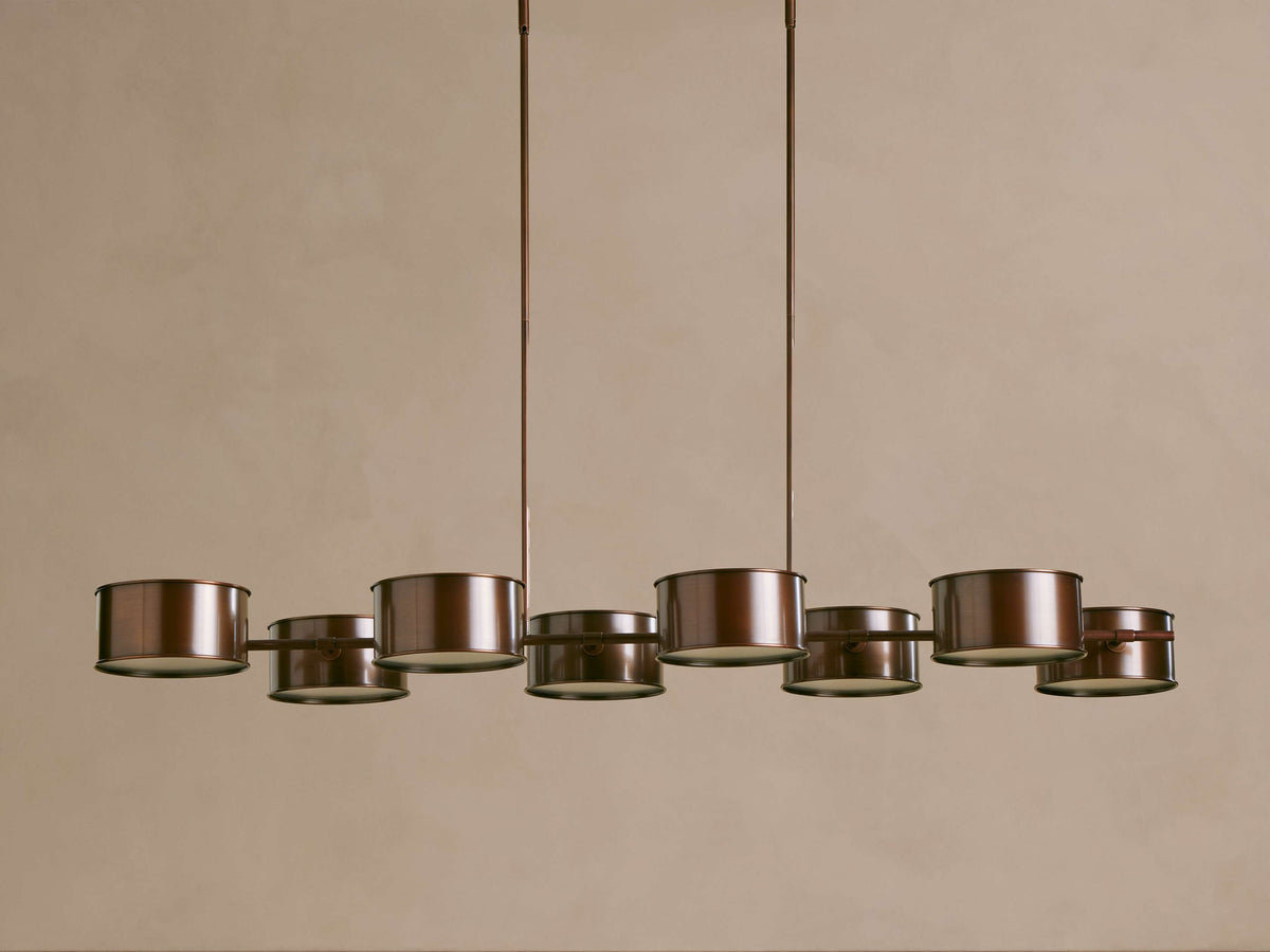 Daphne Metal Linear Chandelier 62''72''