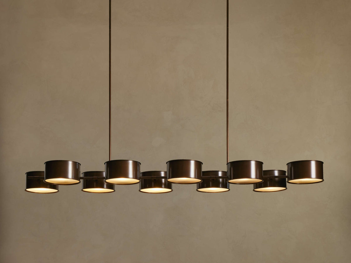 Daphne Metal Linear Chandelier 62''72''
