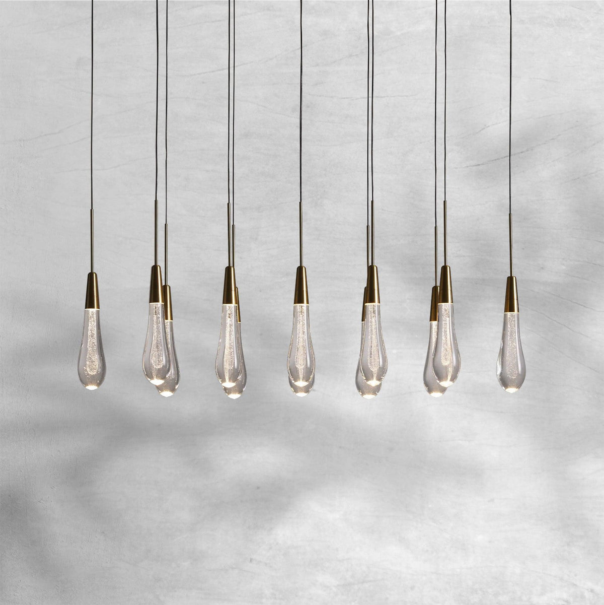 Soltaire Linear Chandelier 37"W