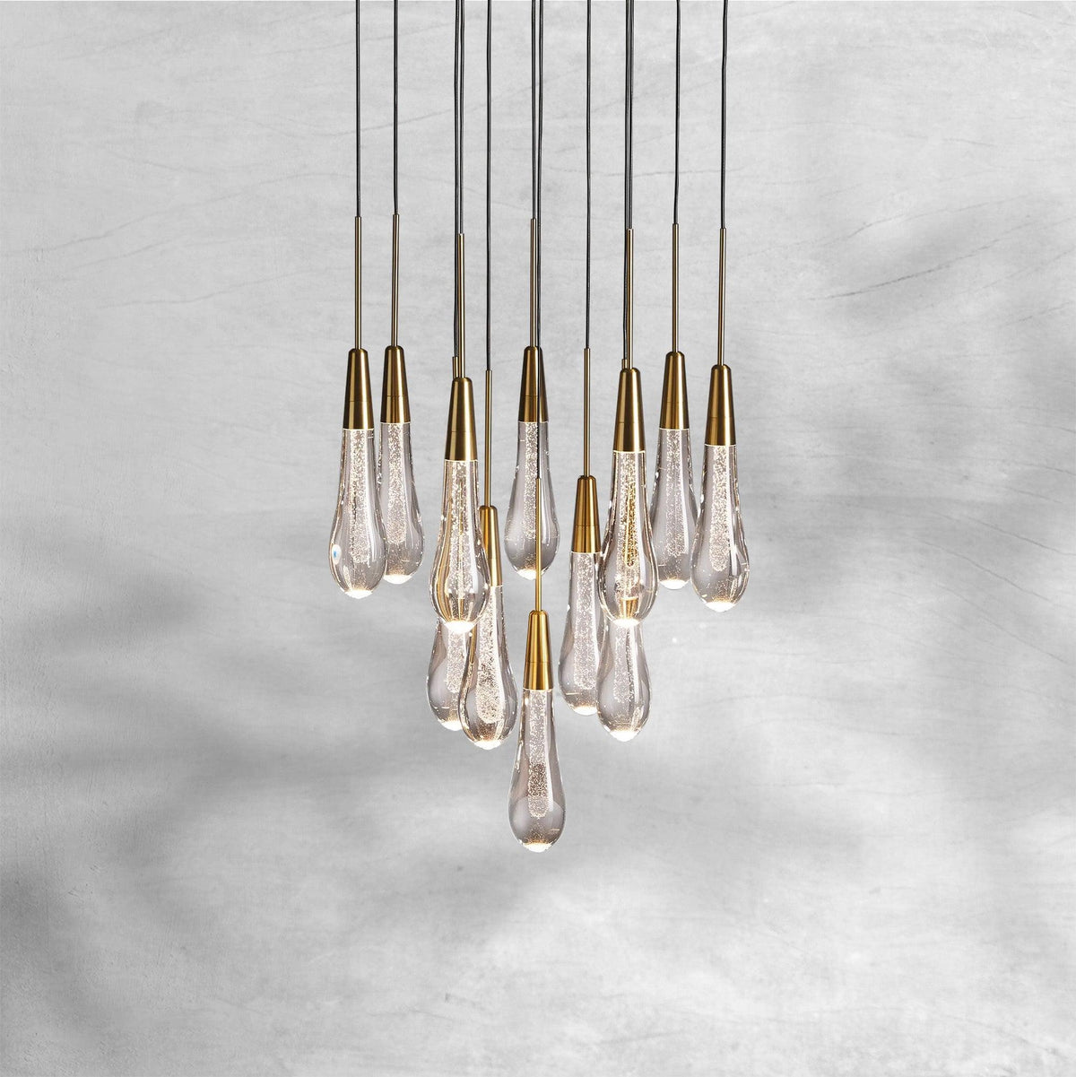 Soltaire Round Chandelier 17" 24" 36“ 48''58“