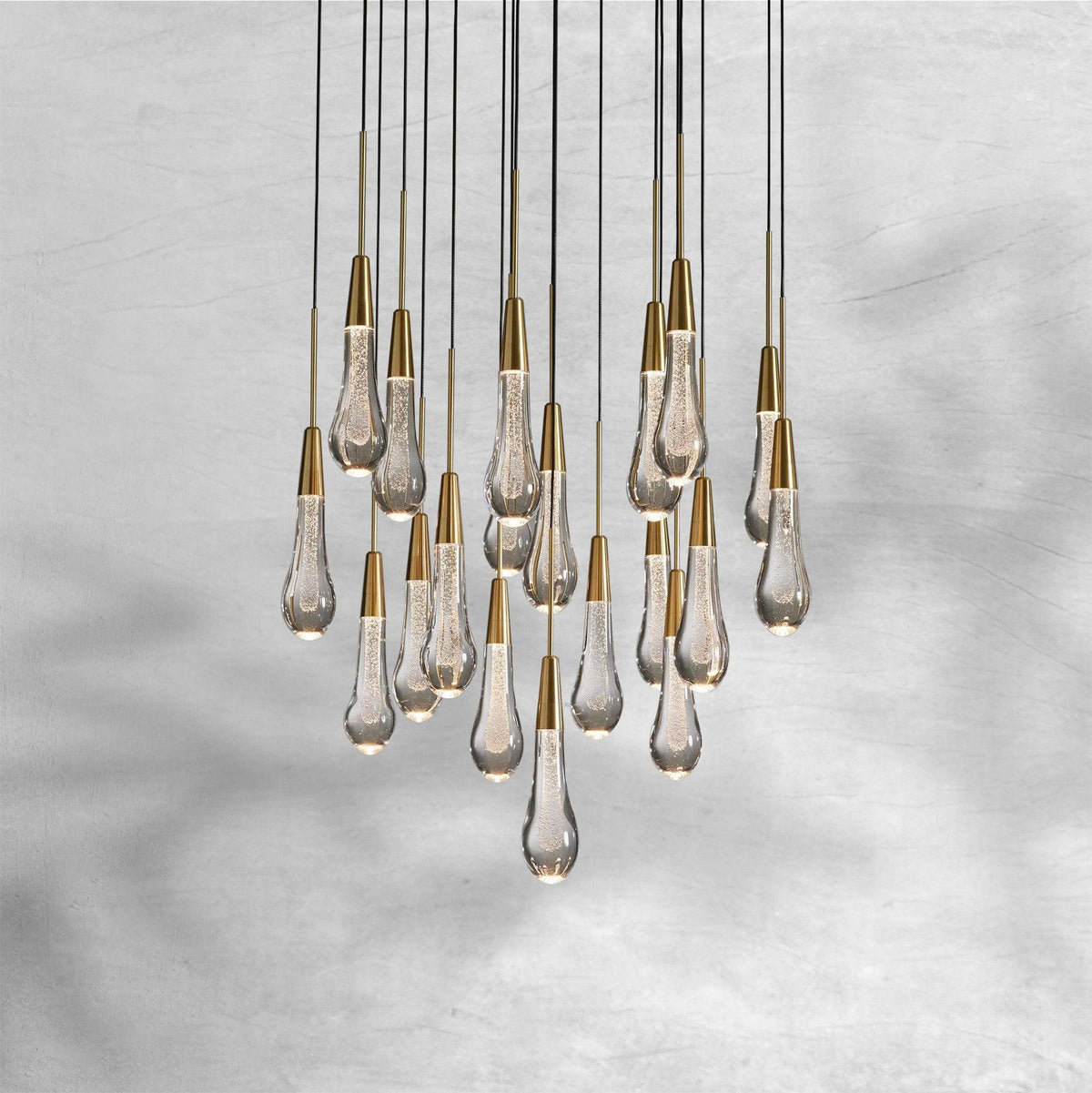 Soltaire Round Chandelier 17" 24" 36“ 48''58“