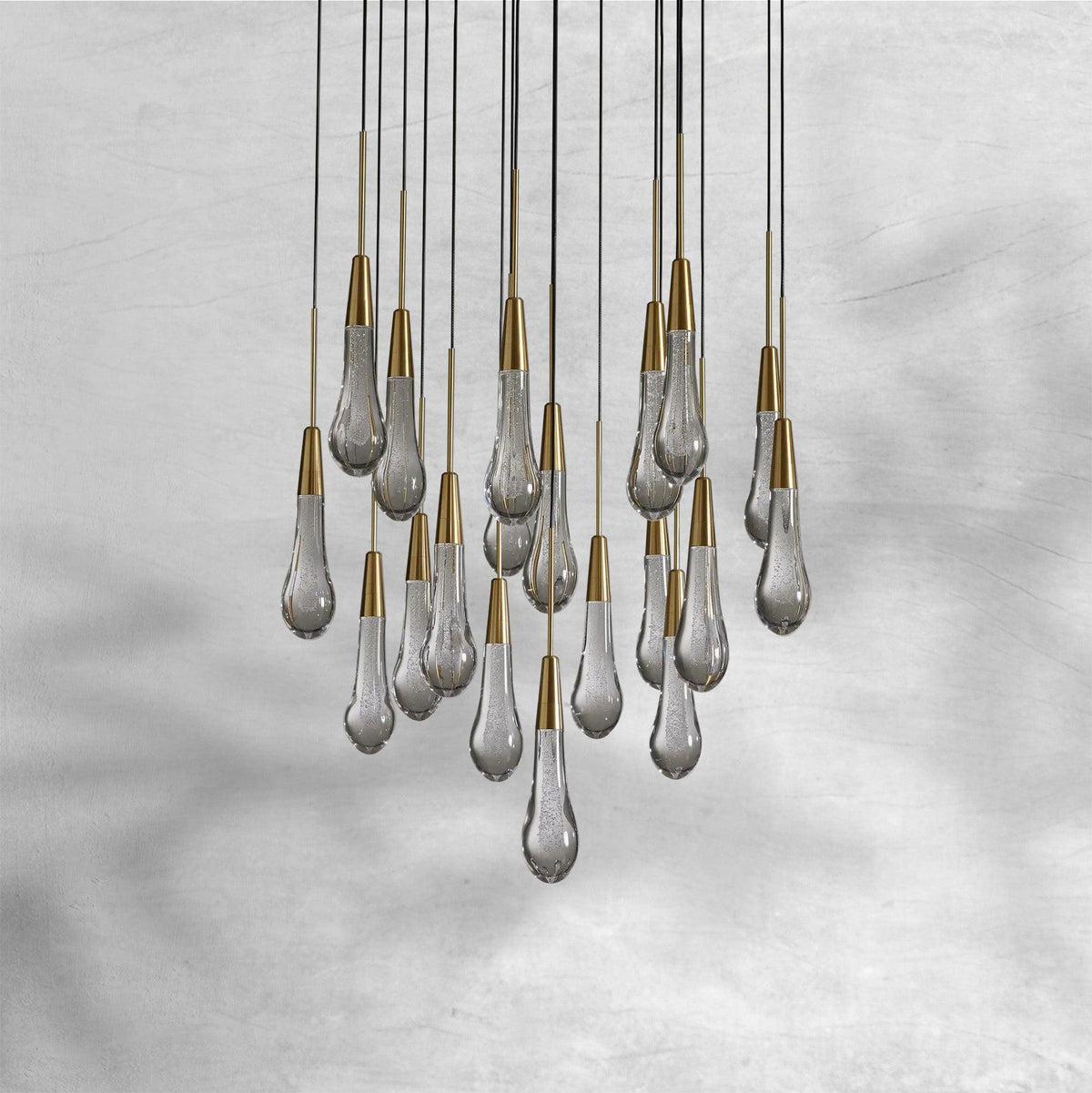 Soltaire Round Chandelier 17" 24" 36“ 48''58“