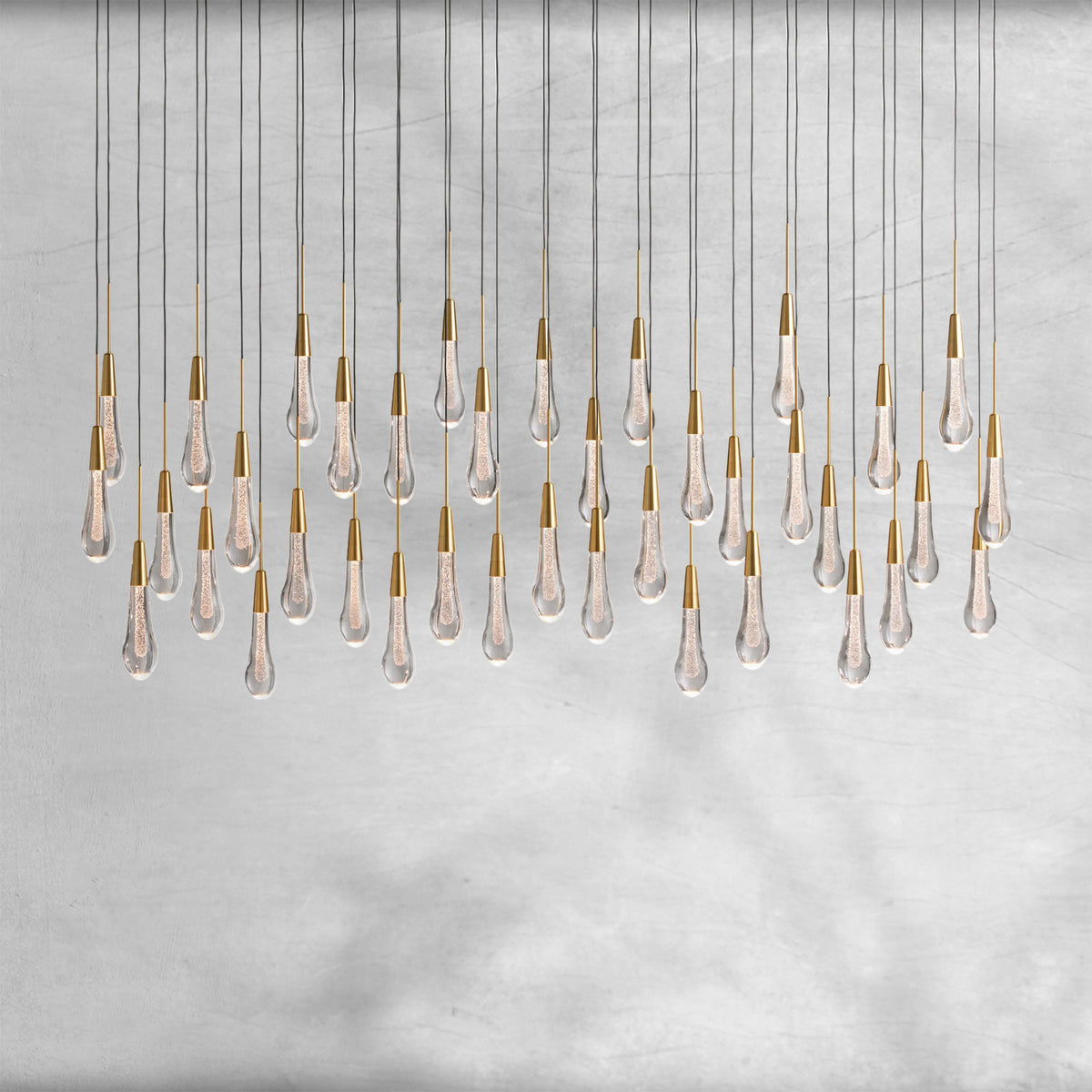 Soltaire Linear Chandelier 37"50"70"87"120"