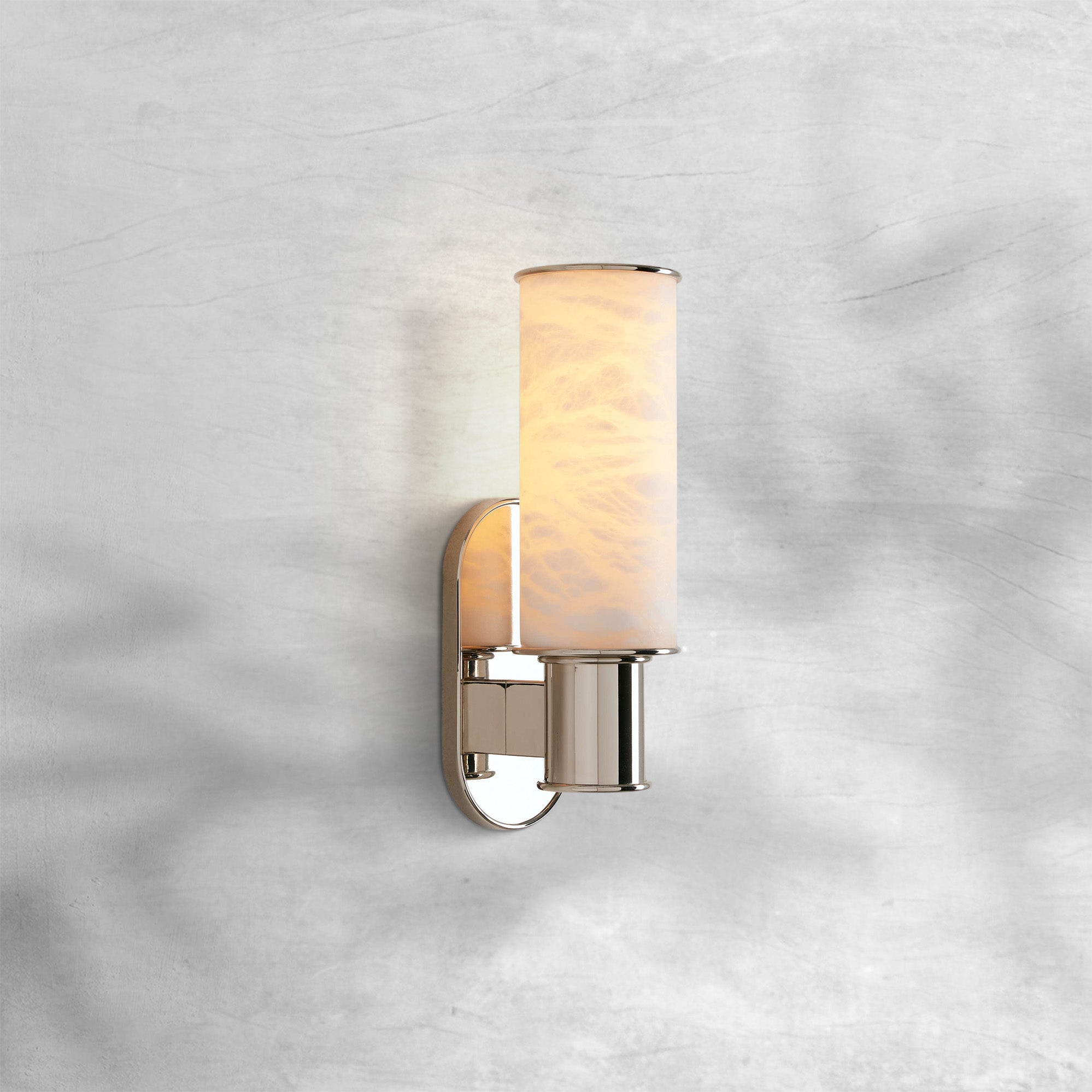 Harlin Alabaster Modern Wall Sconce