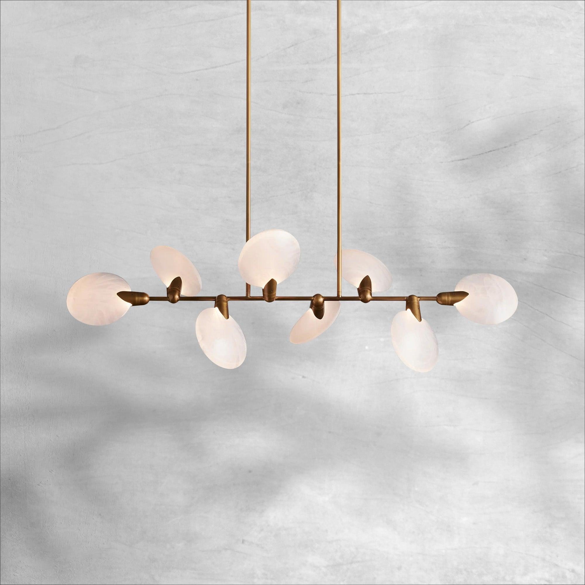 Lyla Linear Chandelier 62"74"