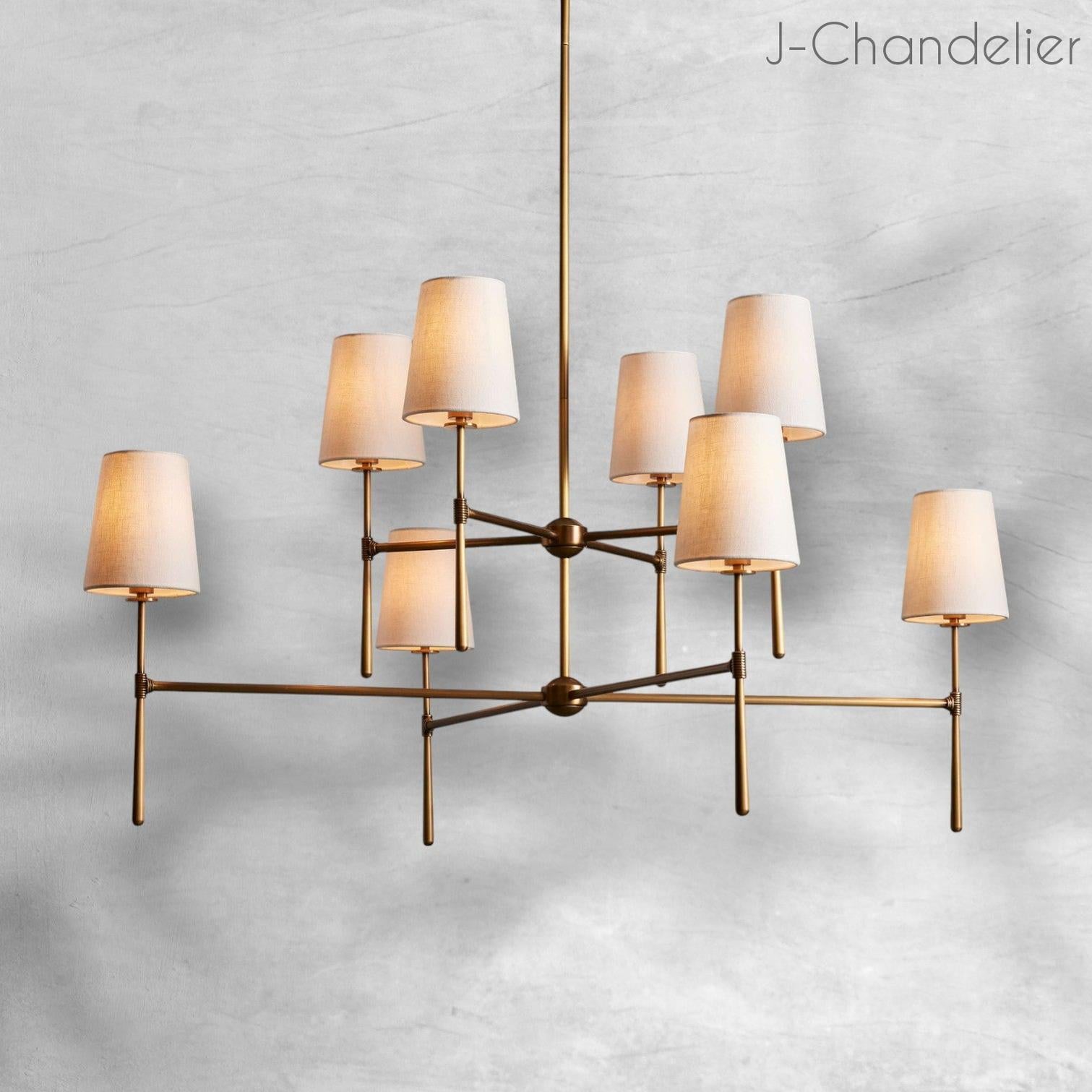 Rhodes 2-Tier Round Chandelier