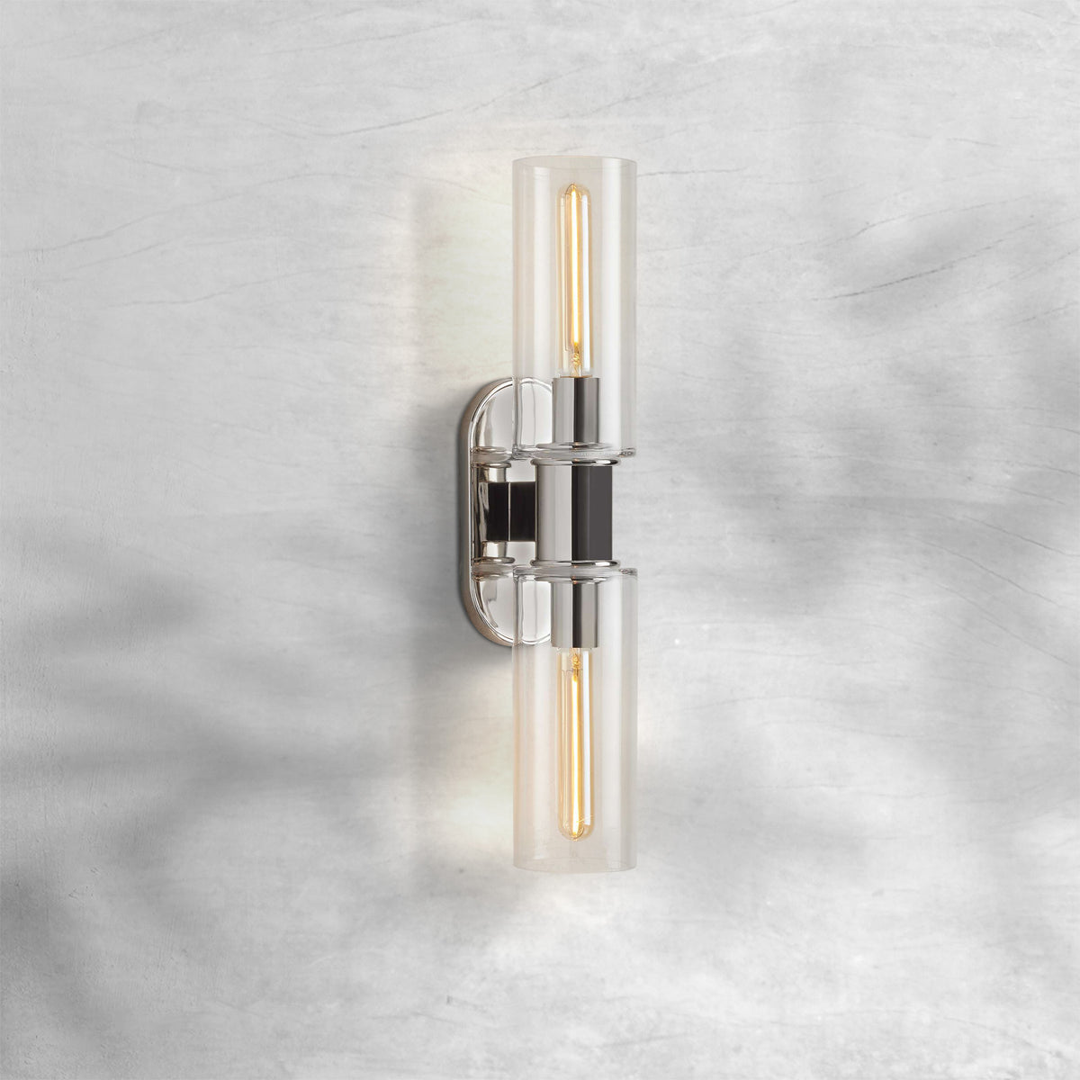Harlin 2-Light Wall Sconce in Clear