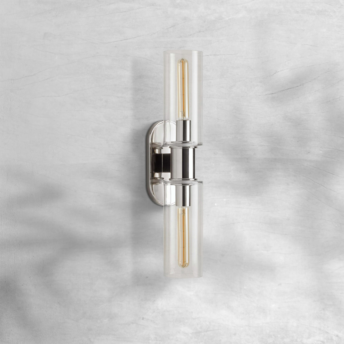 Harlin 2-Light Wall Sconce in Clear
