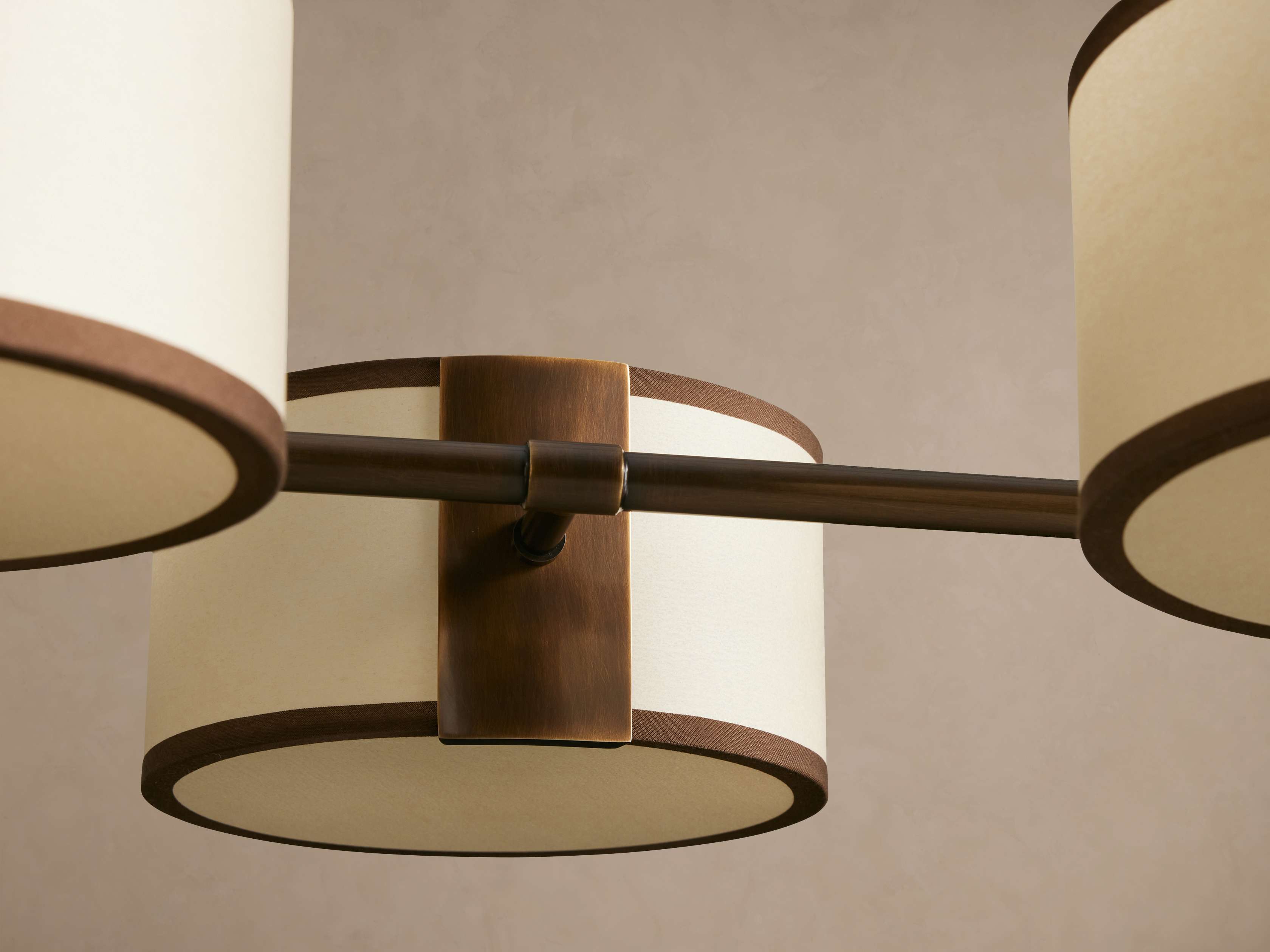Daphne Fabric Linear Chandelier
