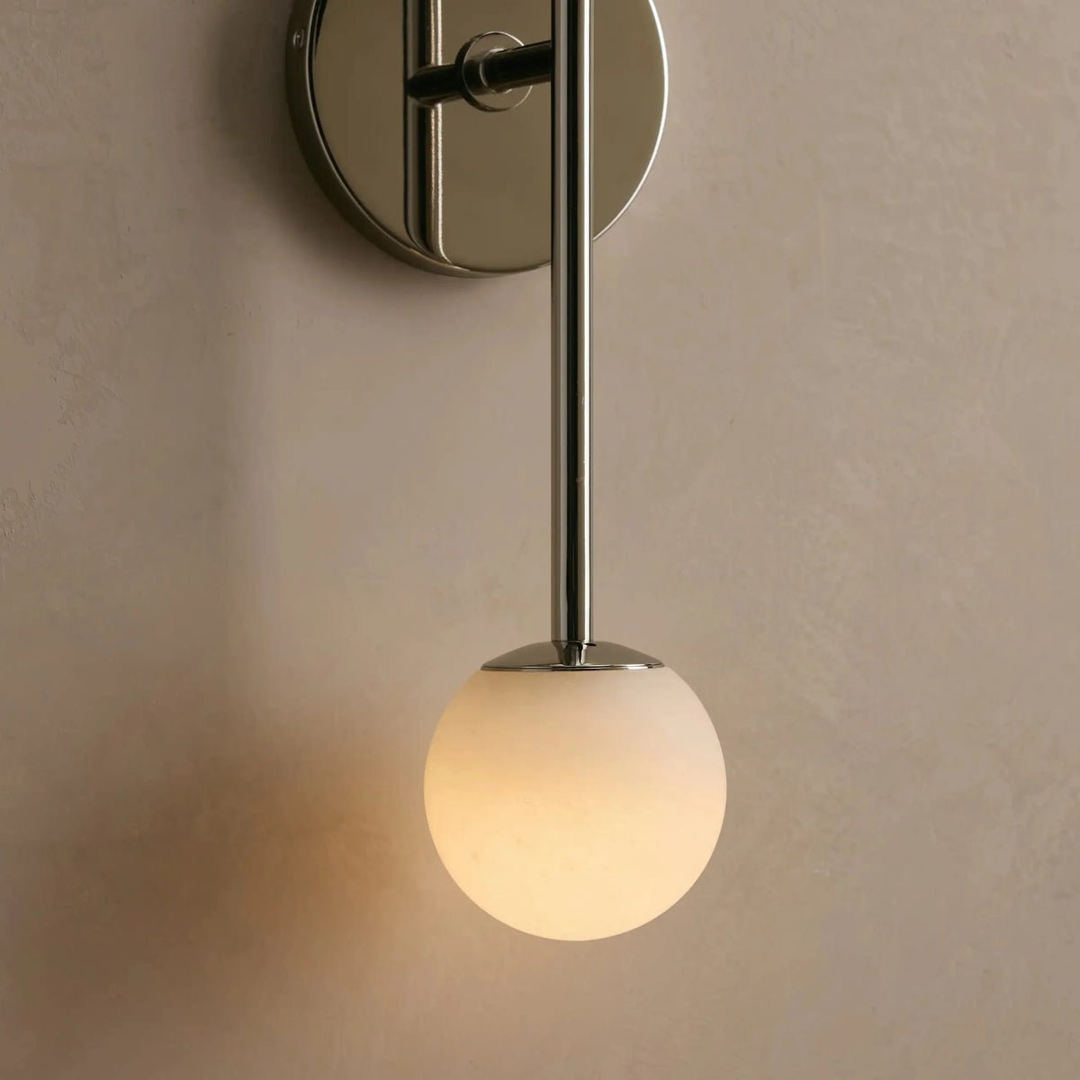 Girouette Double Alabaster Sconce