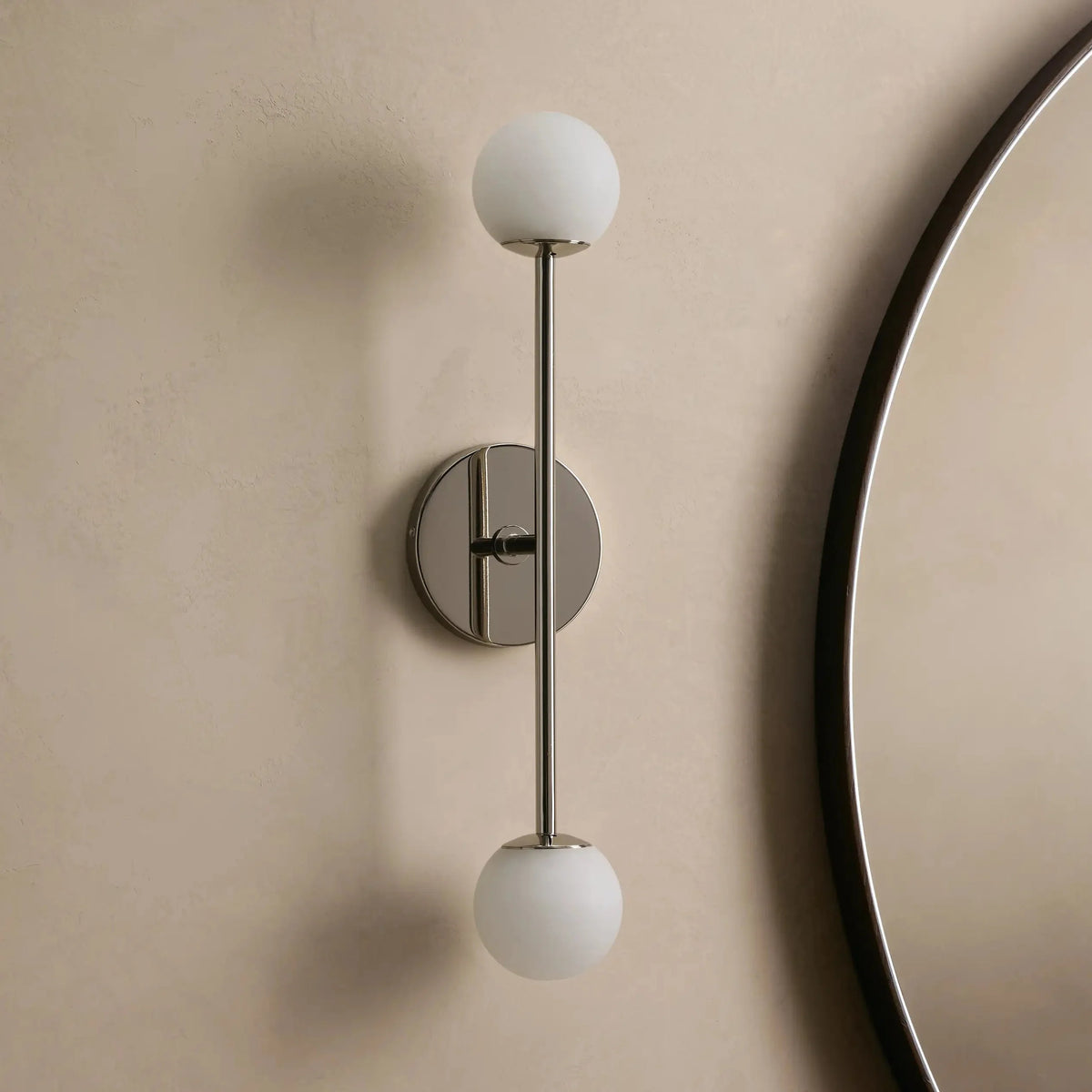Girouette Double Alabaster Sconce