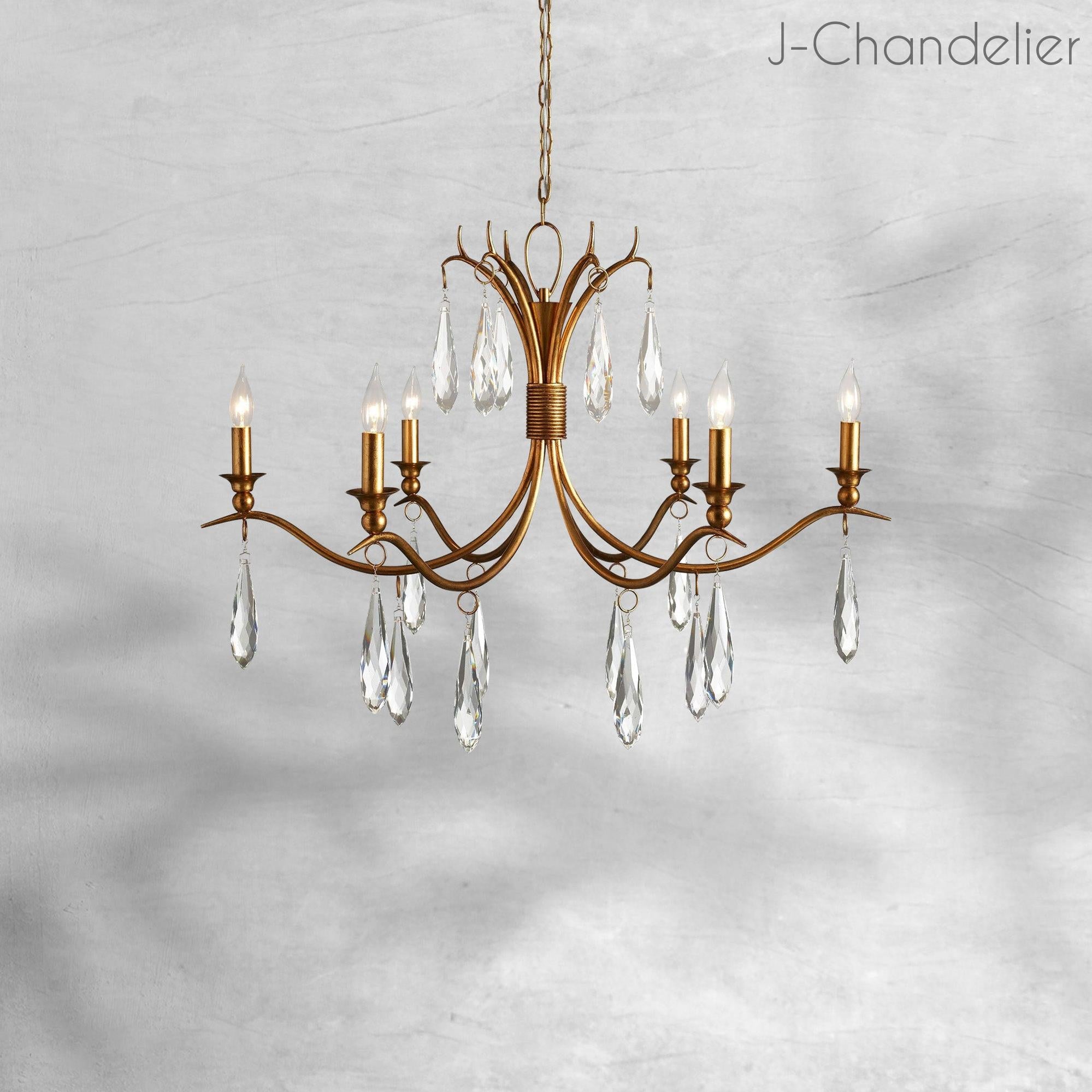 Celine Chandelier 36'' 59''