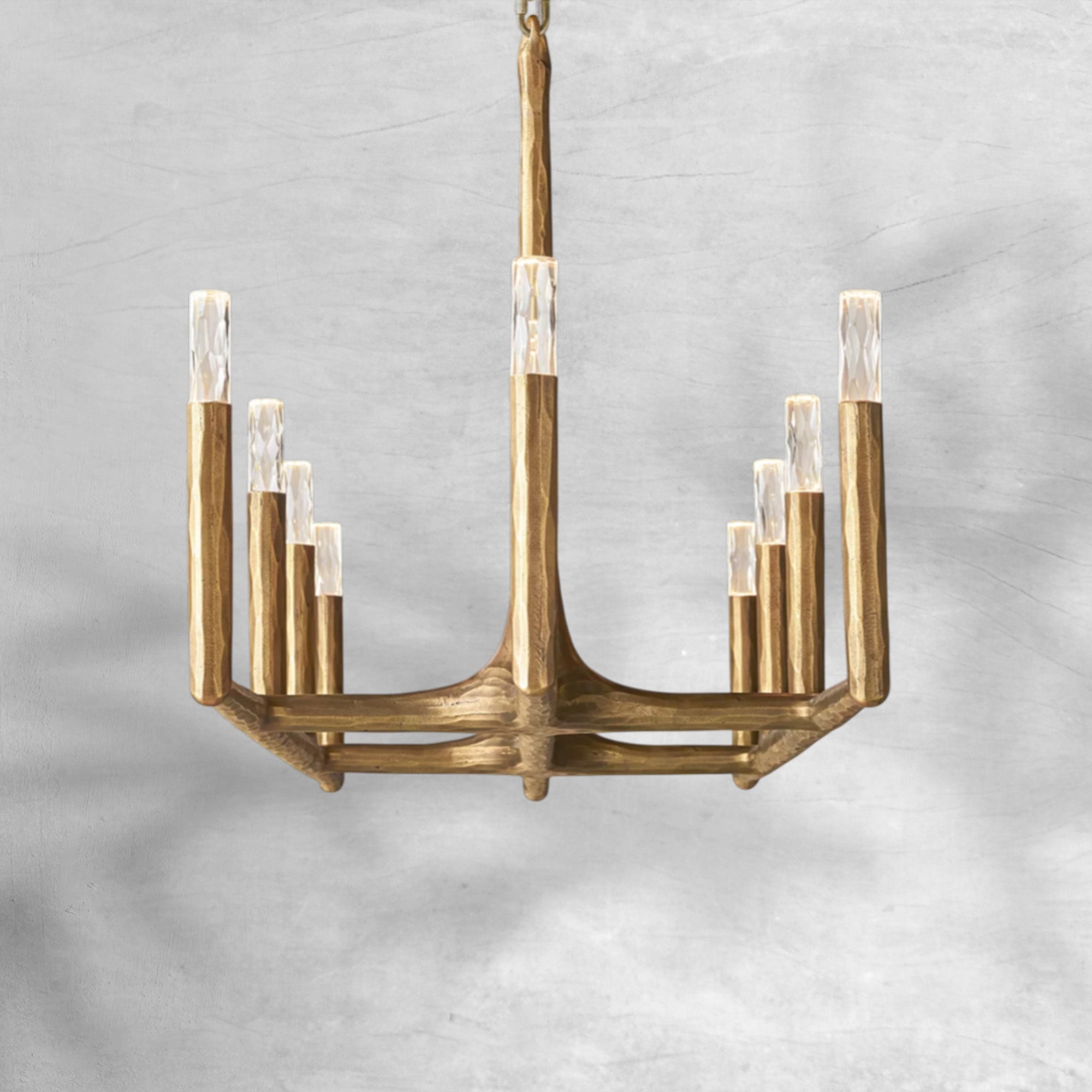Thaddeas Forged Linear Chandelier 54" 72" 96"