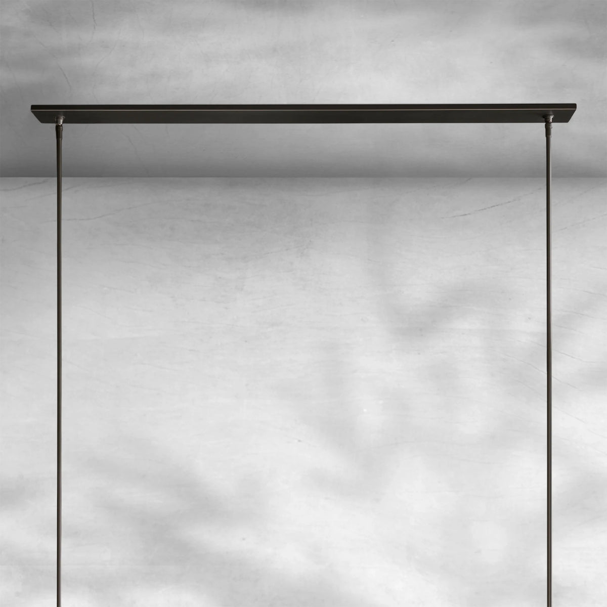 Ravion Linear Milk Glass Chandelier