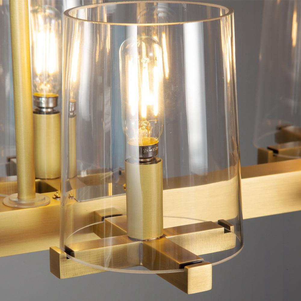 Prism Modern Linear Chandelier 49"60"