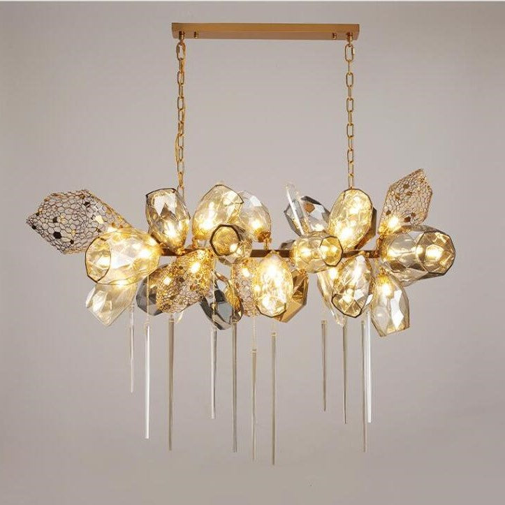 Modern Wine Glass Shape Chandelier Italian Light Luxury Light Fixture for Dining Room/Living Room