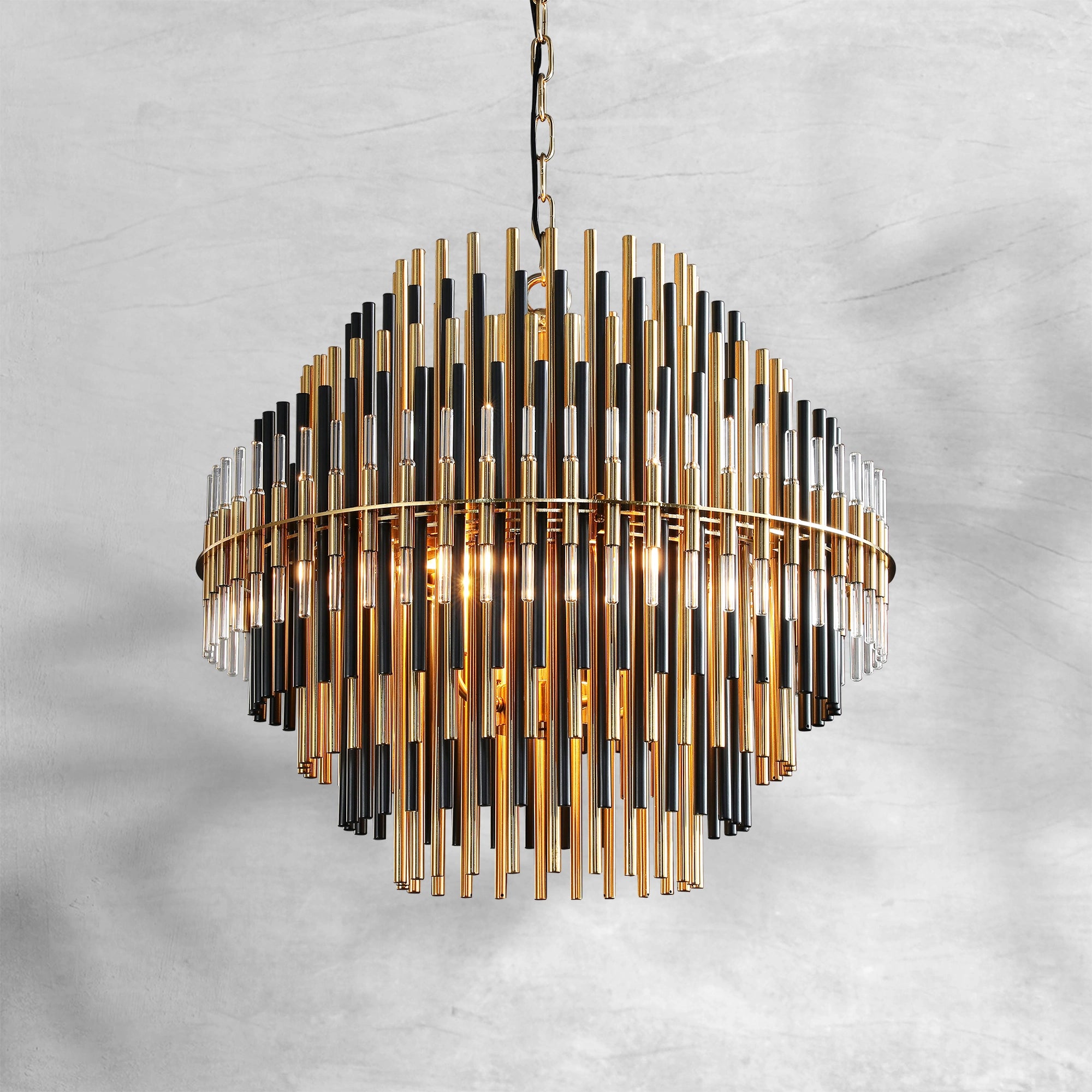 Emila Sculpture Round Chandelier 24", 32", 42"
