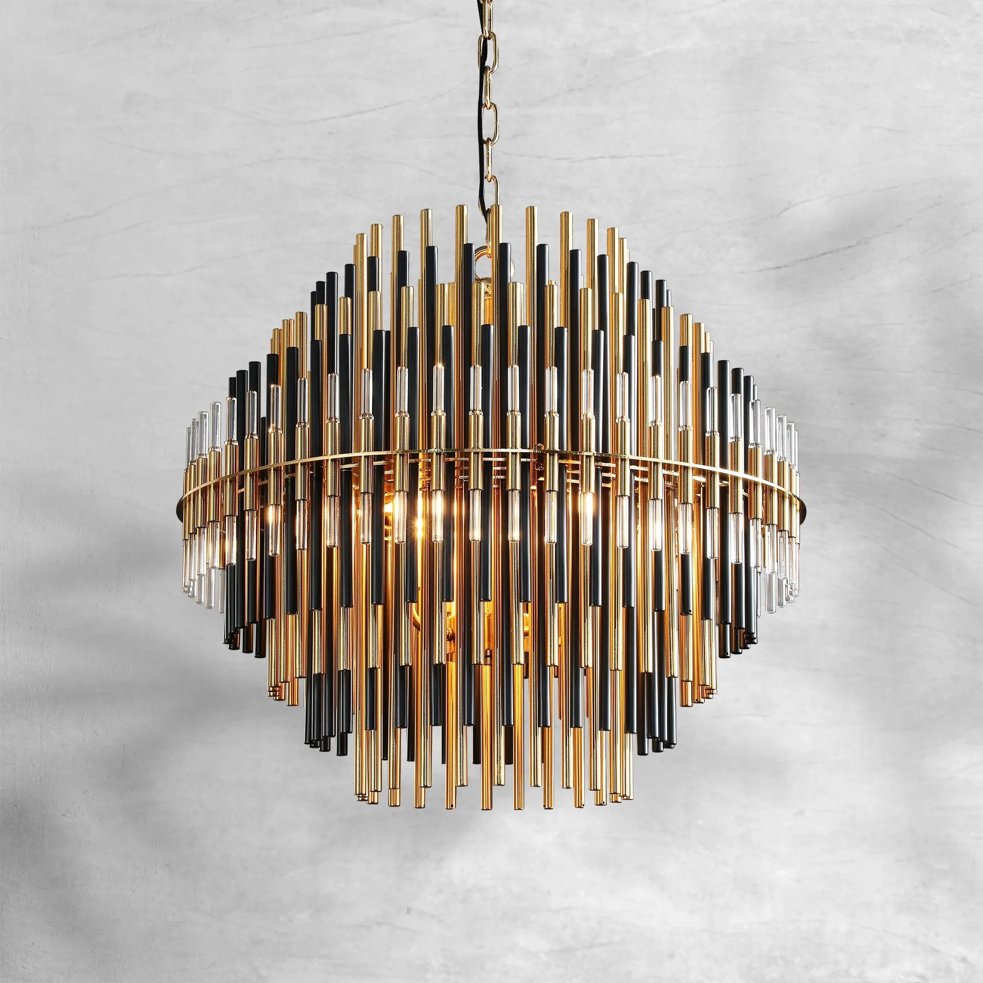 Emila Sculpture Round Chandelier 24", 32", 42"