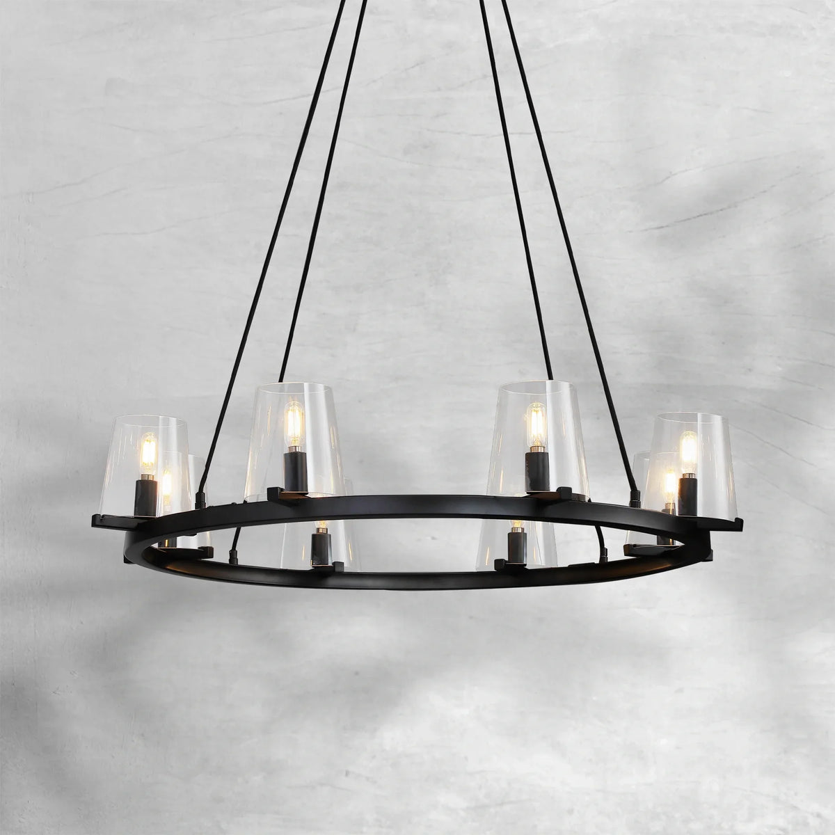Paricia Glass Round Chandelier 36"48"60"