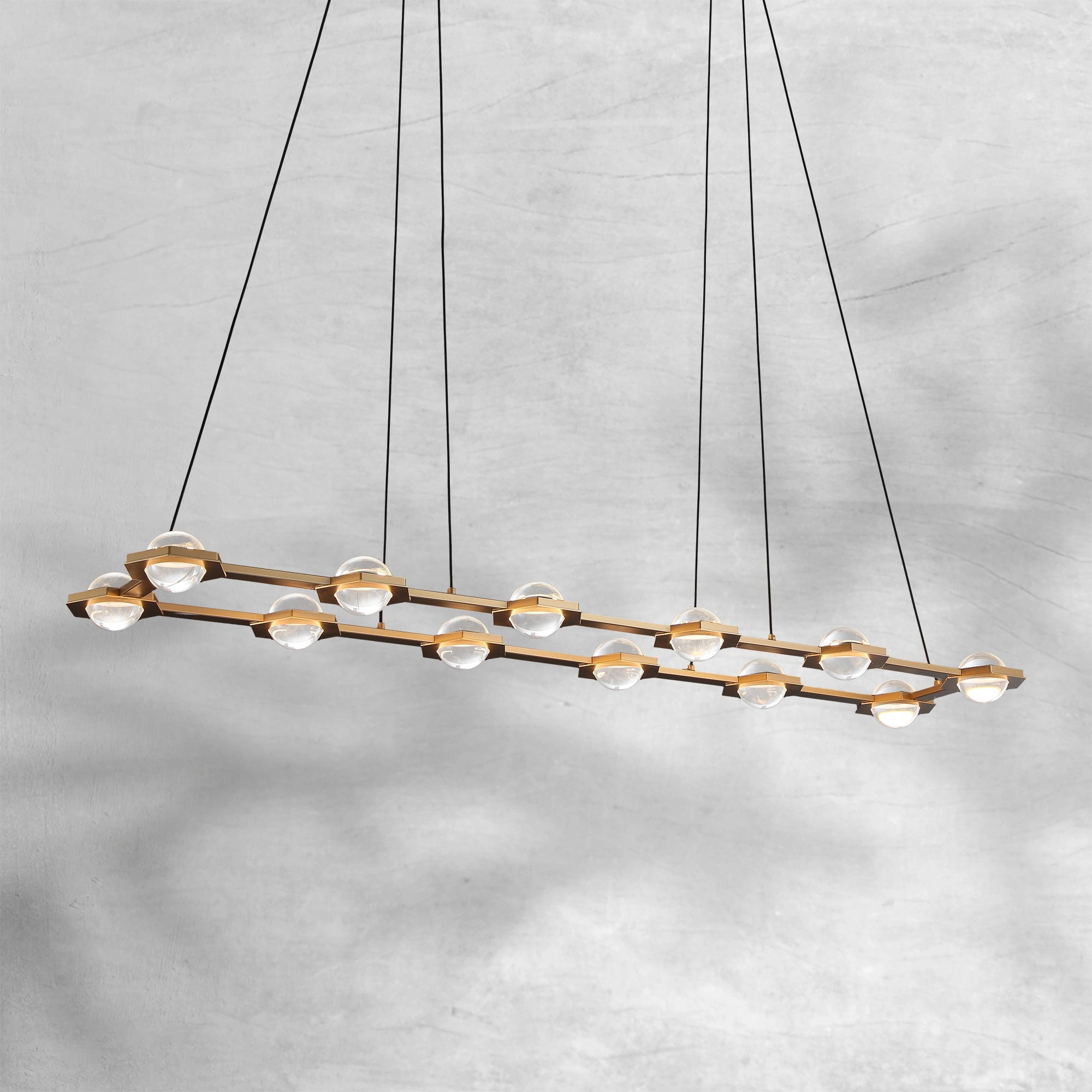 Eclatamt Rectangular Chandelier 54"72"