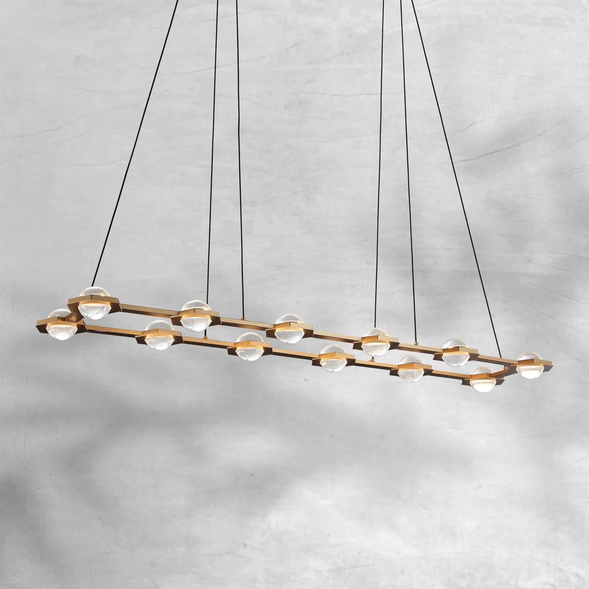 Eclatamt Rectangular Chandelier 54"72"