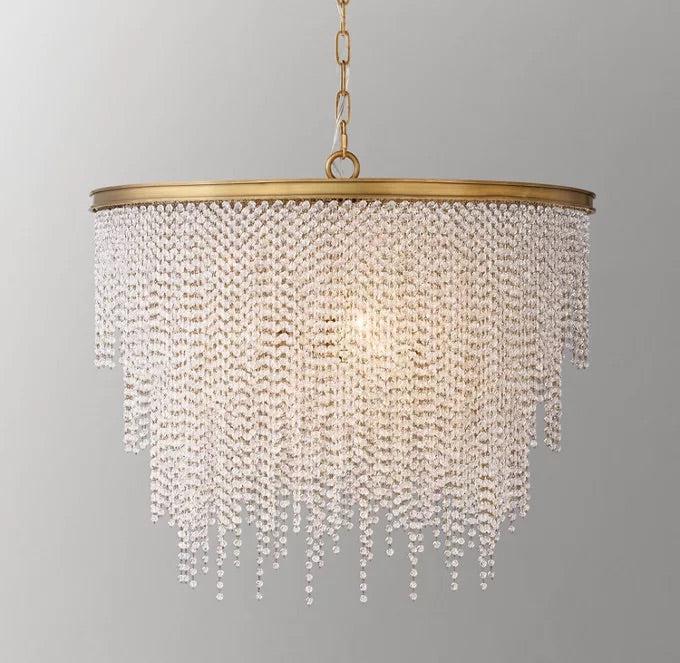 Atheno Crystal large Pendant 28”D