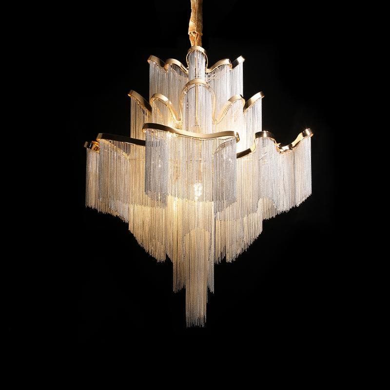 JC Liz Luxury Flower Chain Chandelier