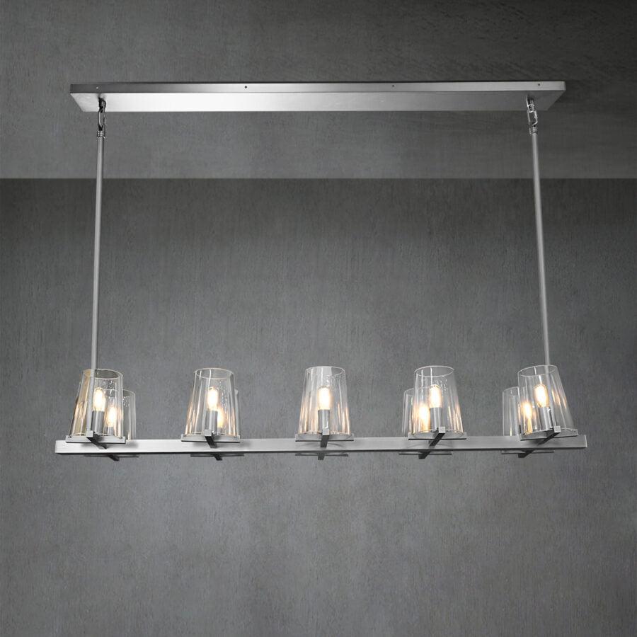 Prism Modern Linear Chandelier 49"60"