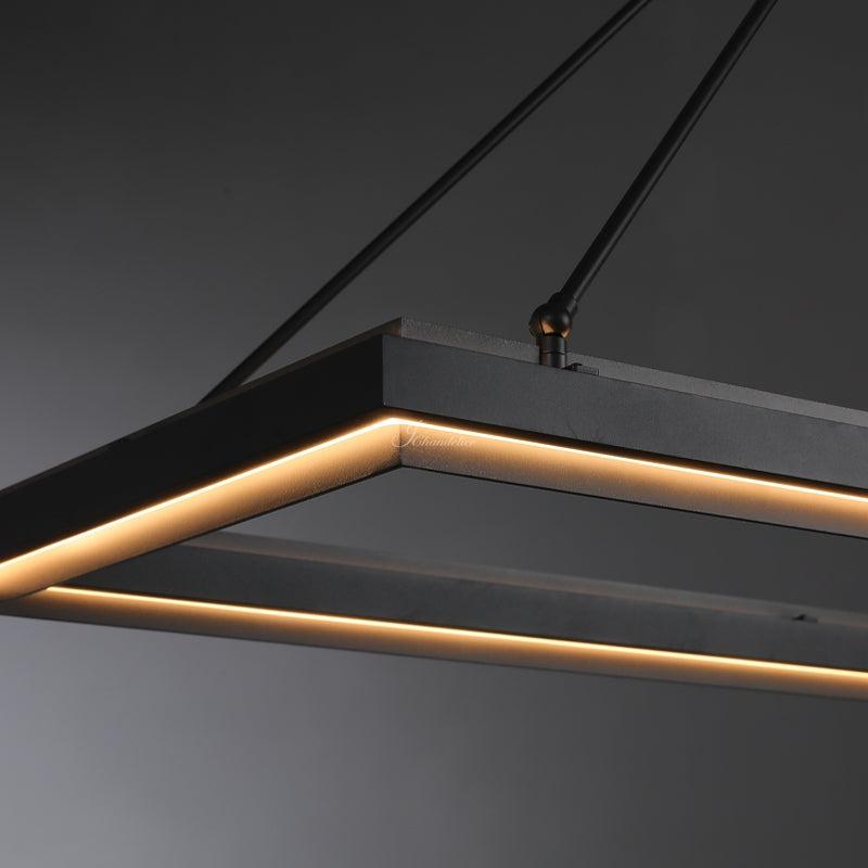 Peron Rectangular Chandelier 48" 62“